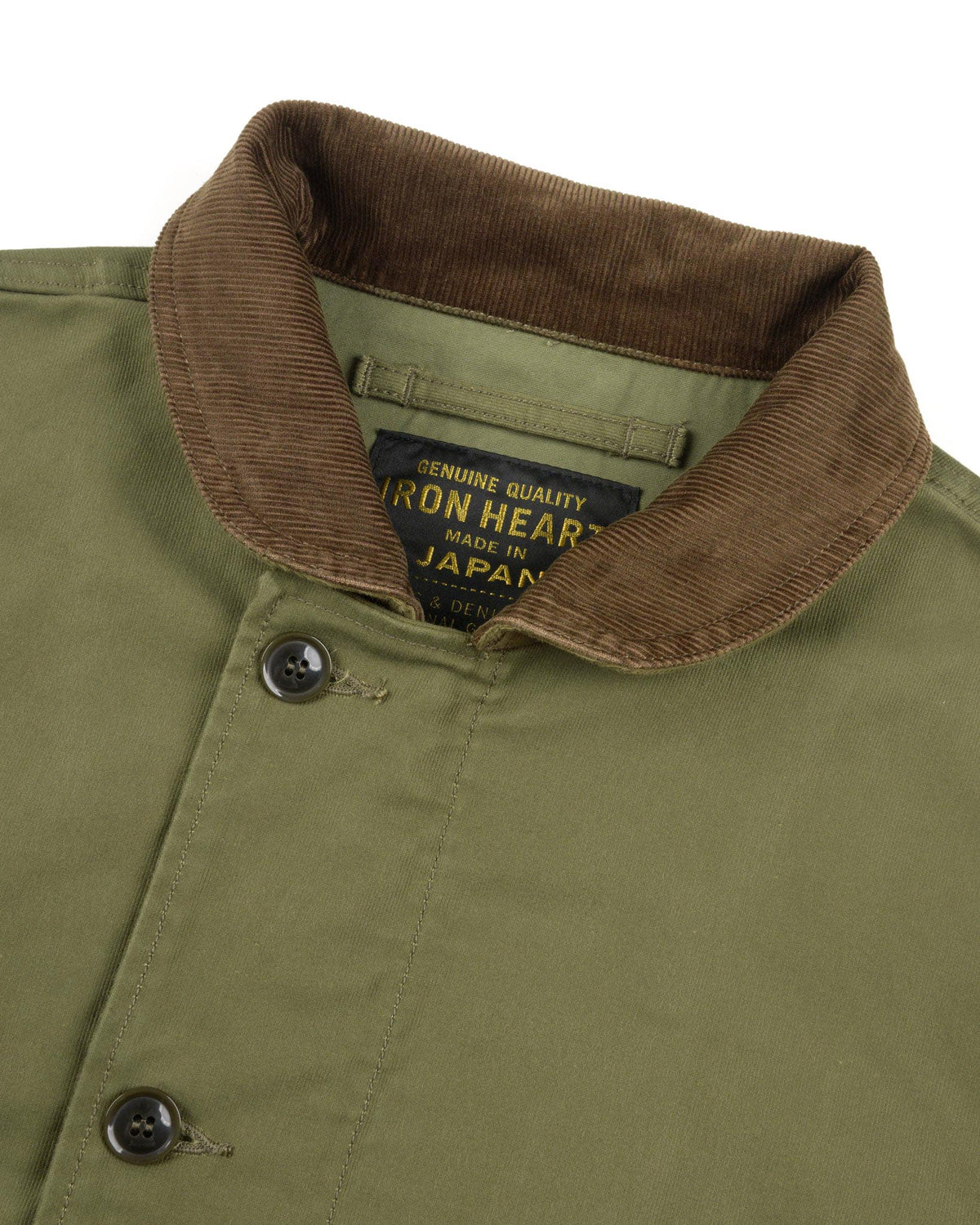 IHM-53-ODG 12oz Whipcord Lightweight N1 Deck Jacket - Olive Drab Green