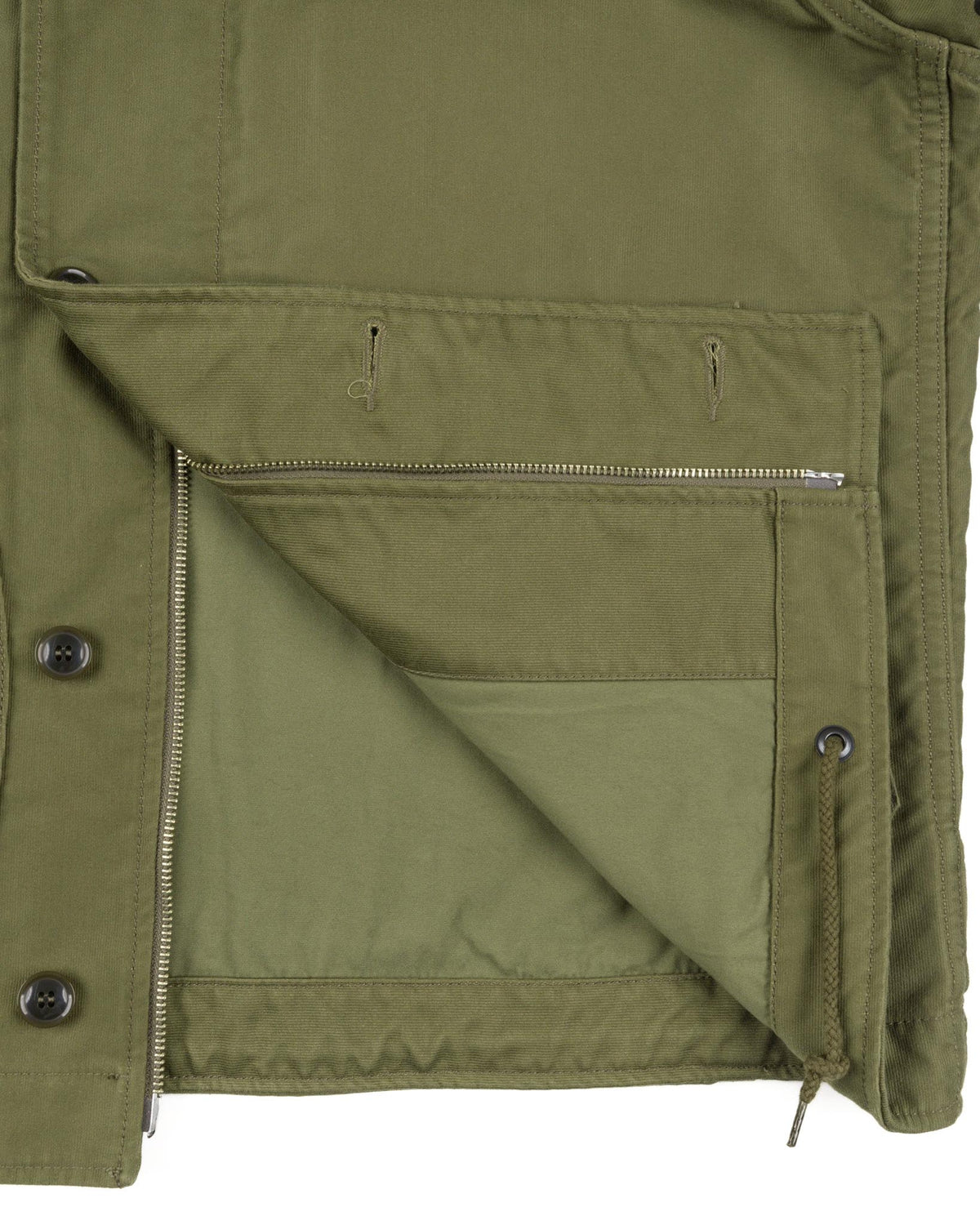 IHM-53-ODG 12oz Whipcord Lightweight N1 Deck Jacket - Olive Drab Green