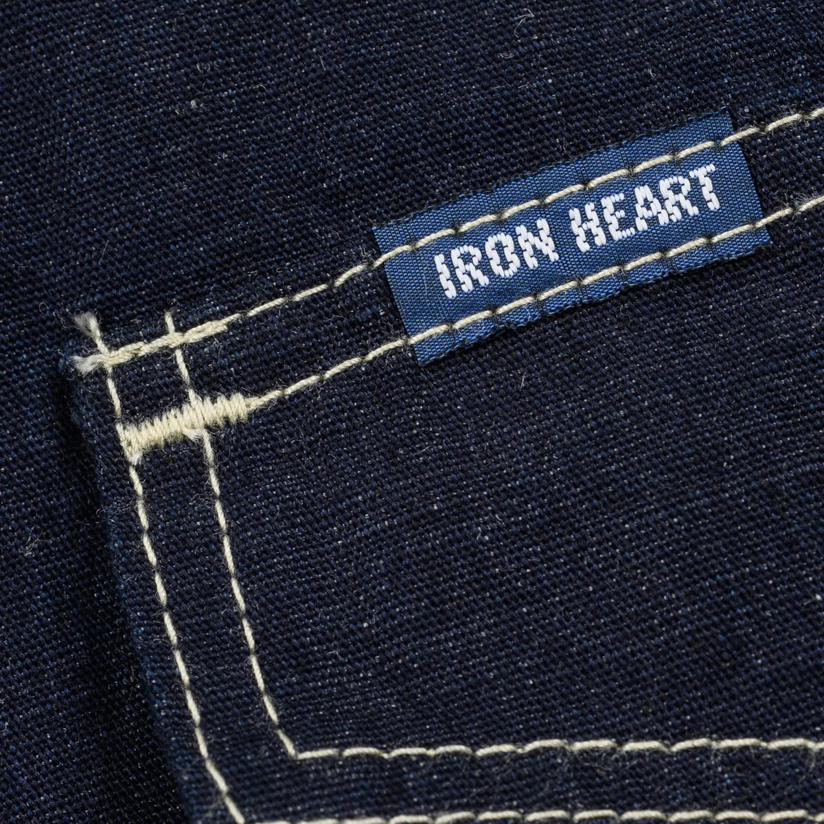 IHSH-444-IND 7oz Cotton Linen Chambray Western Shirt - Indigo