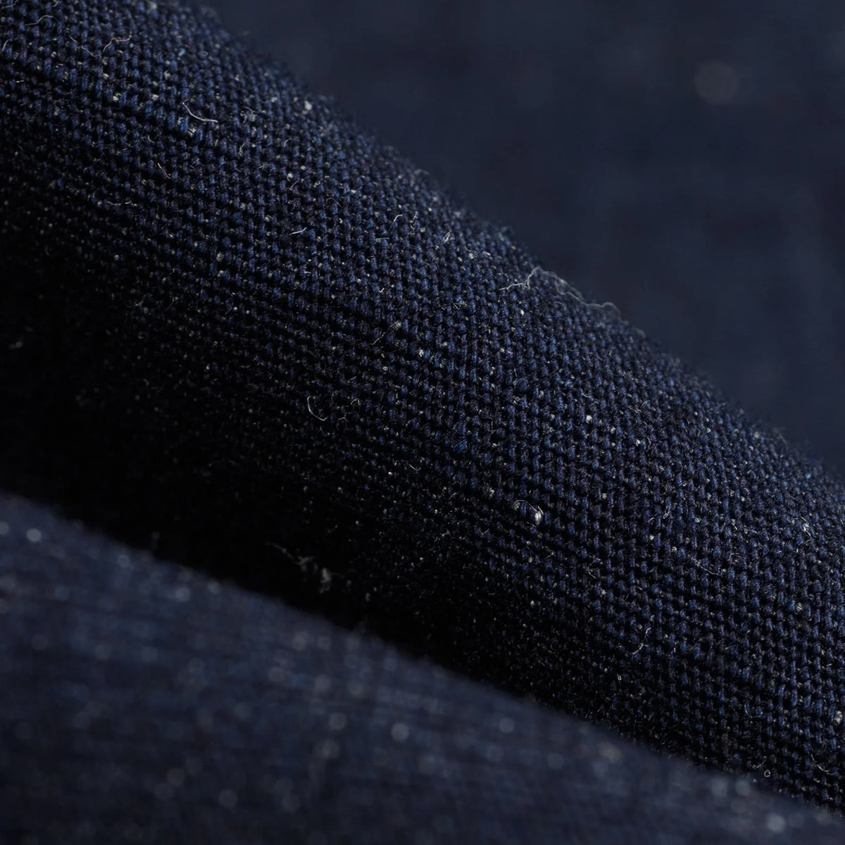 IHSH-444-IND 7oz Cotton Linen Chambray Western Shirt - Indigo