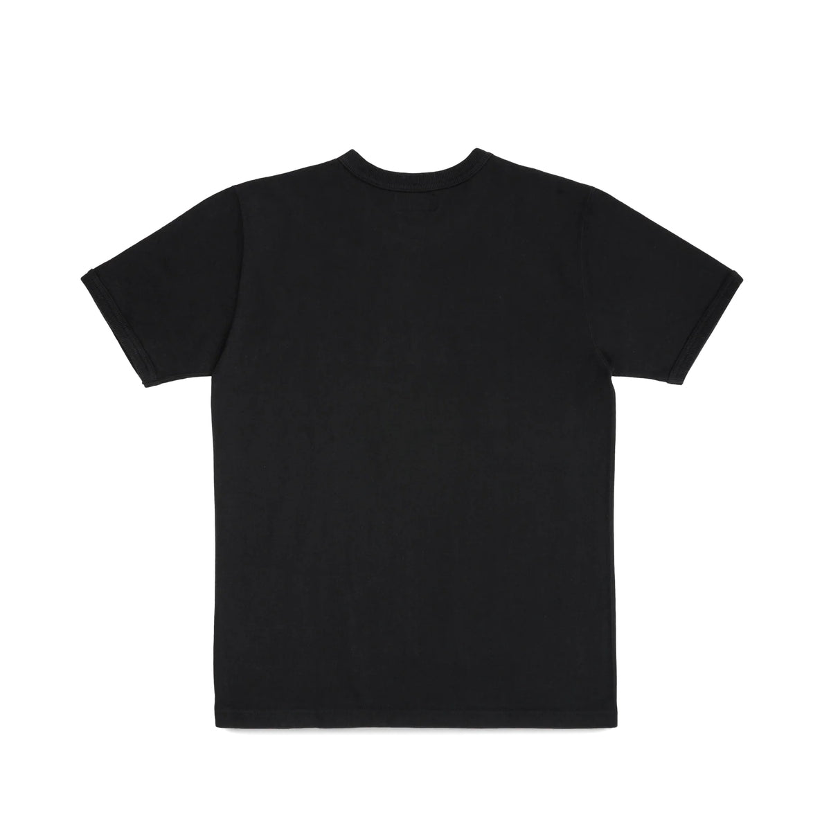 IHT-1600-BLK 11oz Cotton Knit Crew Neck T-Shirt - Black