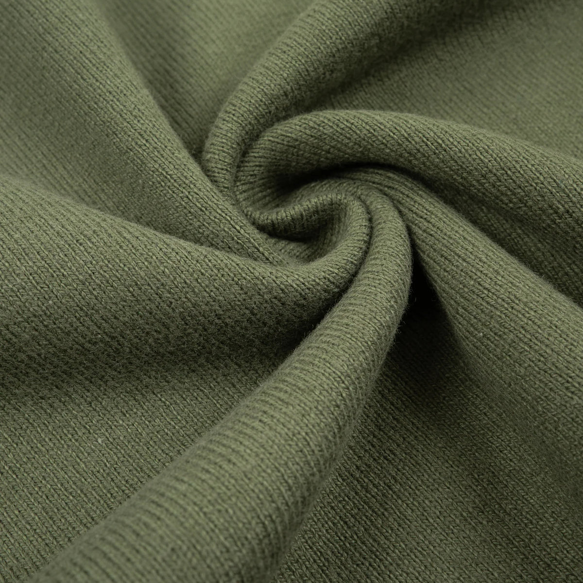 IHT-1600-OLV 11oz Cotton Knit Crew Neck T-Shirt - Olive