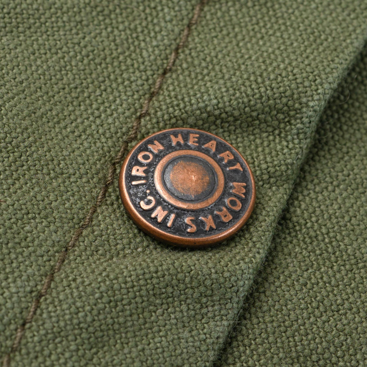 IHV-53-OLV 12oz Selvedge Duck Hunting Vest - Olive