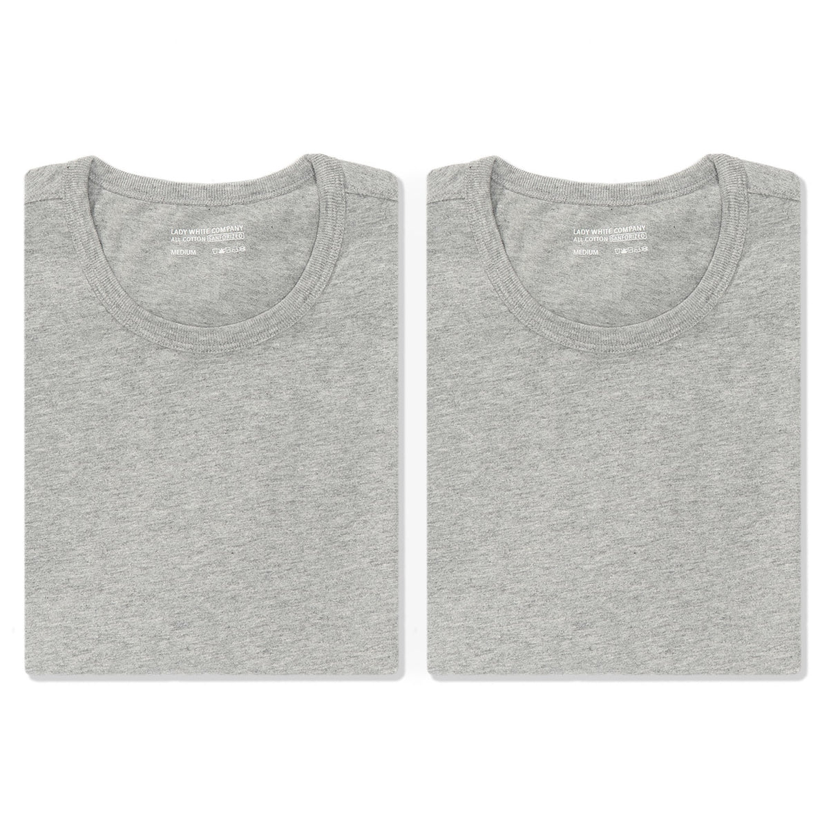 LW101T Our T-Shirt 2 Pack - Heather Grey