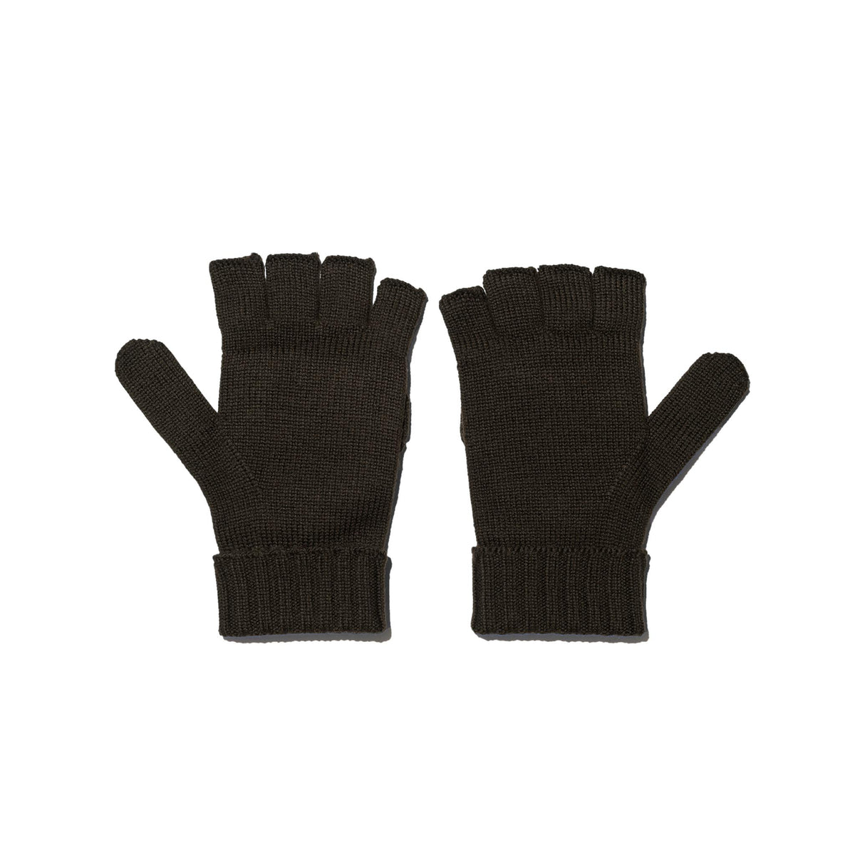 Mitten - Brown Merino Wool