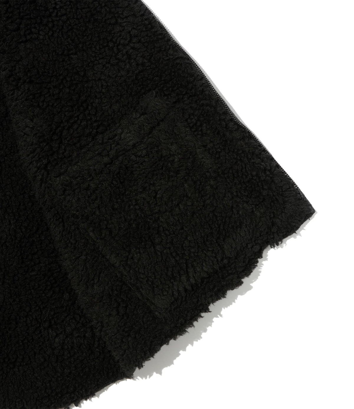 Over Vest - Black Cotton Cone Denim