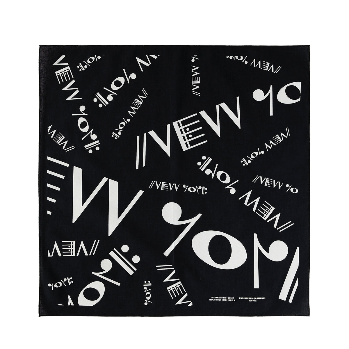 Printed Bandana - Black