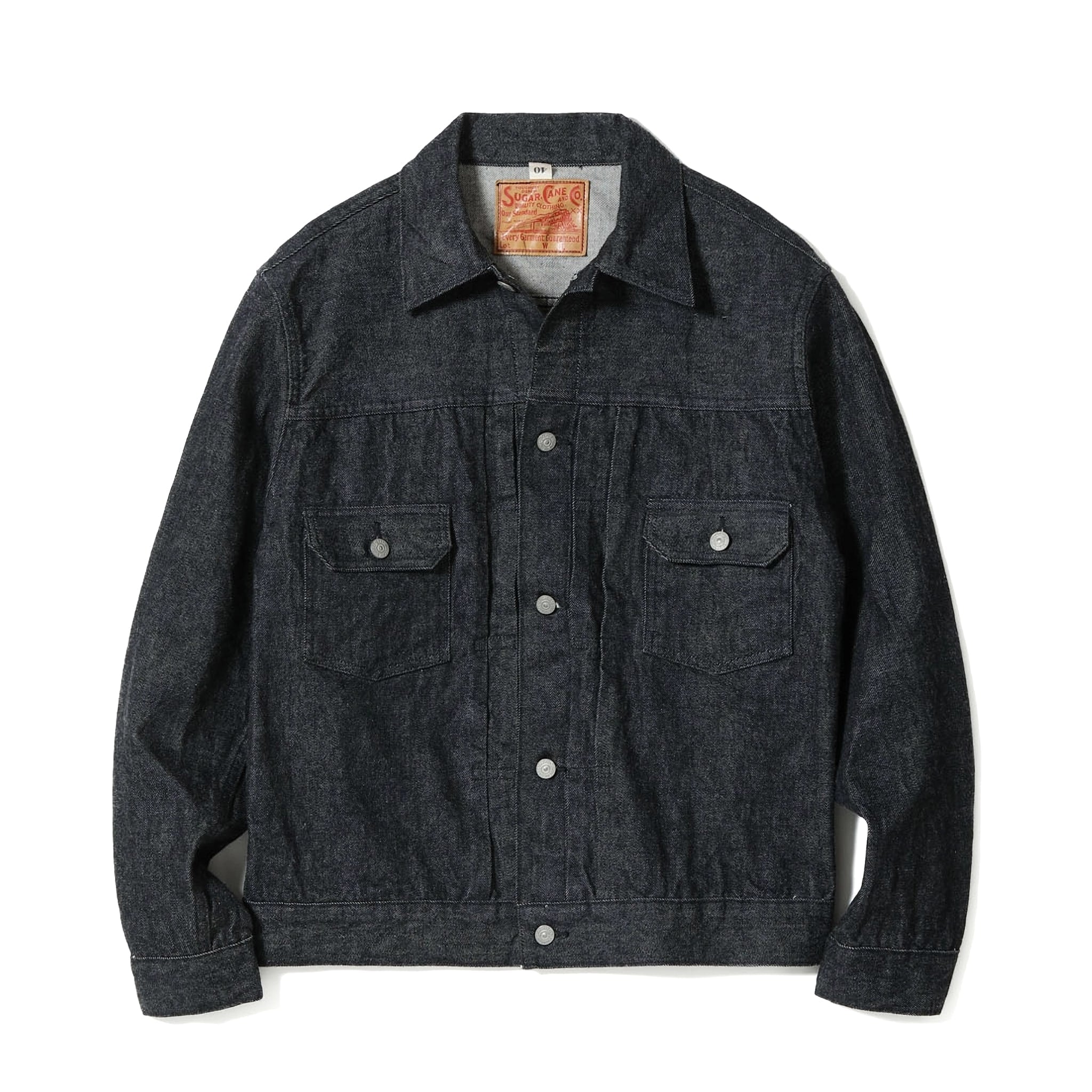 SC15650 14.25oz Black Selvedge Denim Jacket 1953 Model