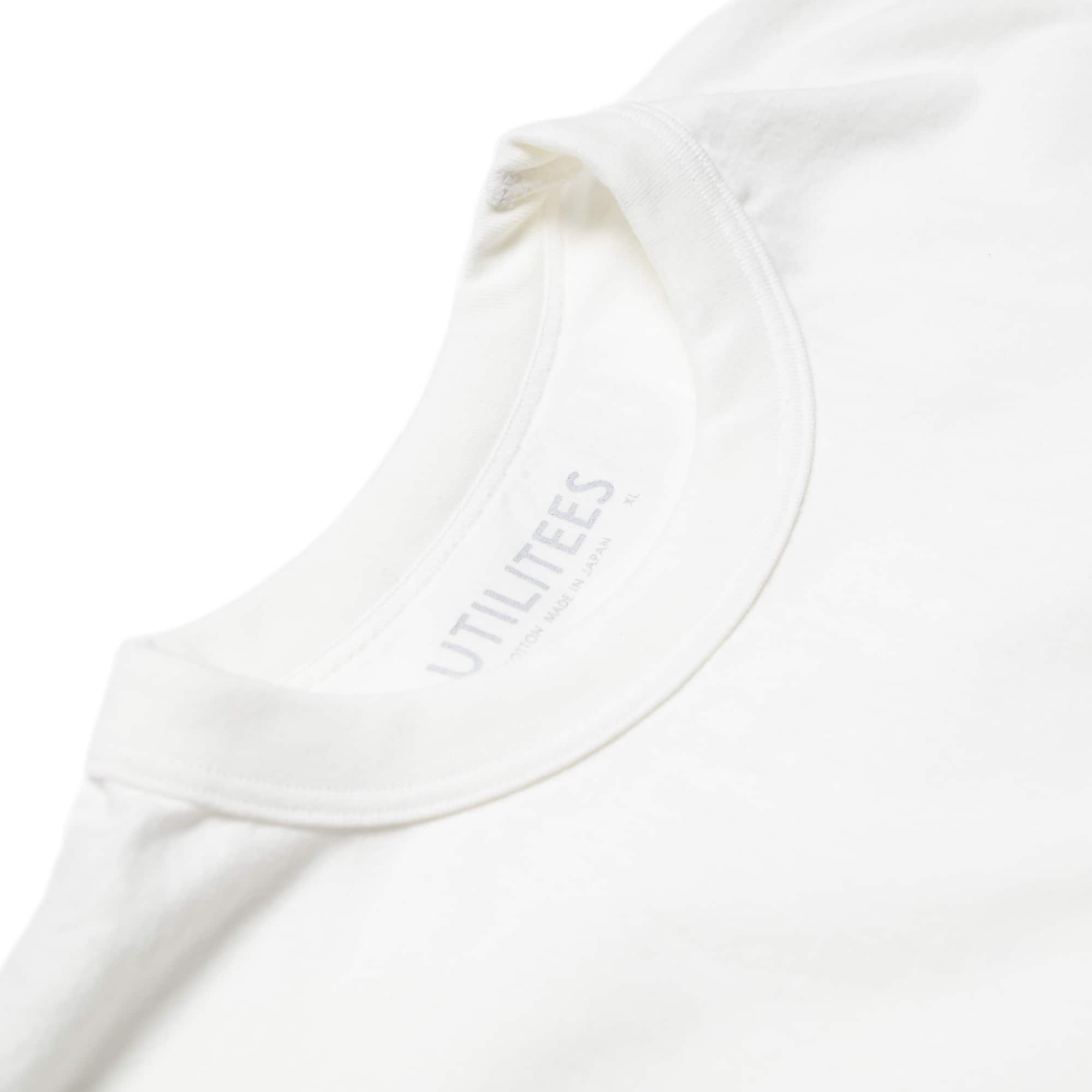 UTIL-WHT 5.5oz Loopwheel Crew Neck T-Shirt - White