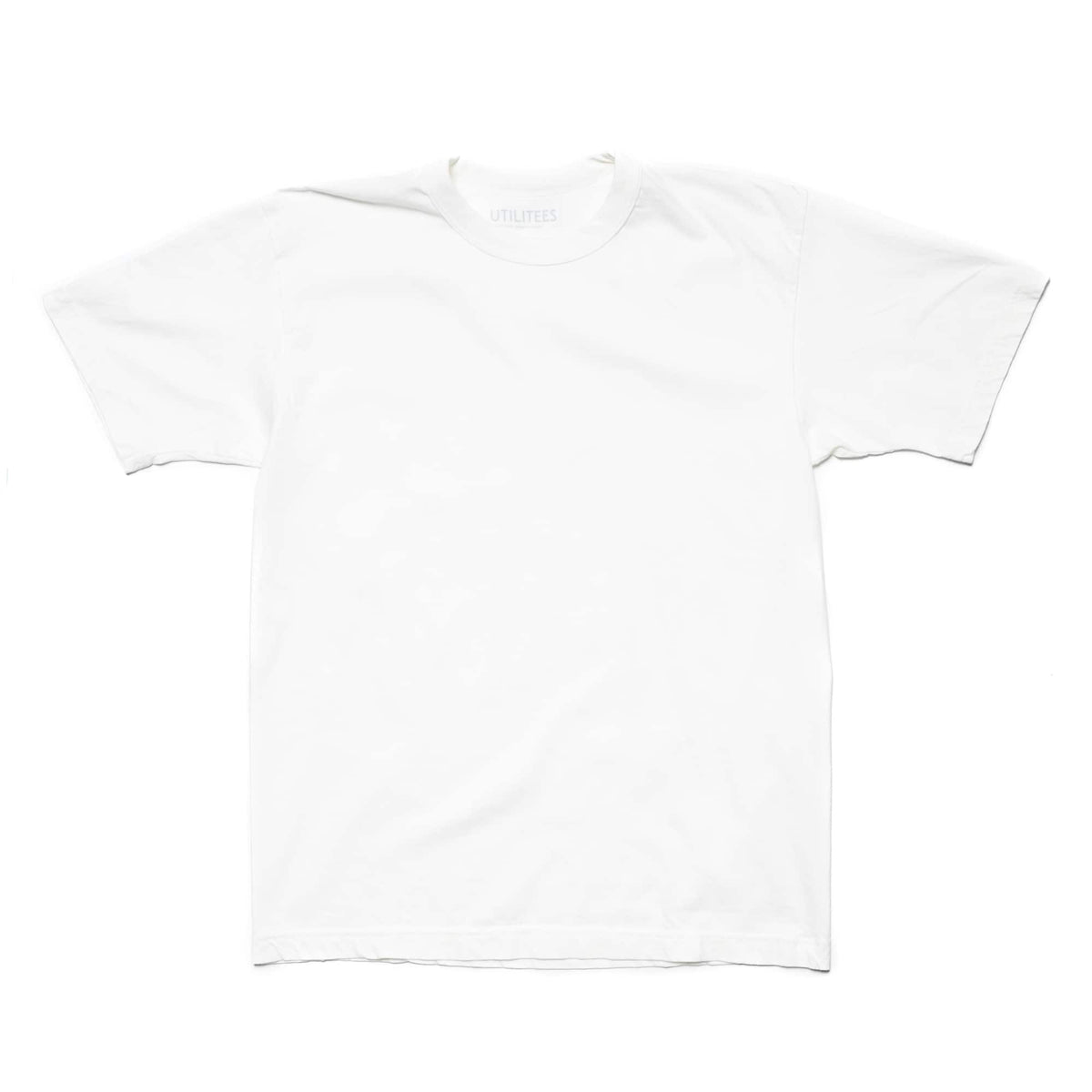 UTIL-WHT 5.5oz Loopwheel Crew Neck T-Shirt - White