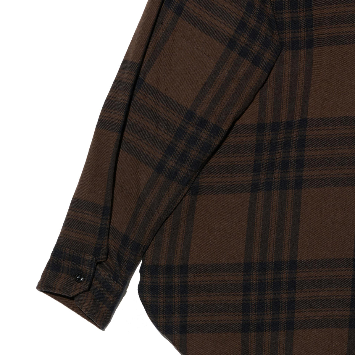 Work Shirt - Brown/Black Cotton Flannel Plaid