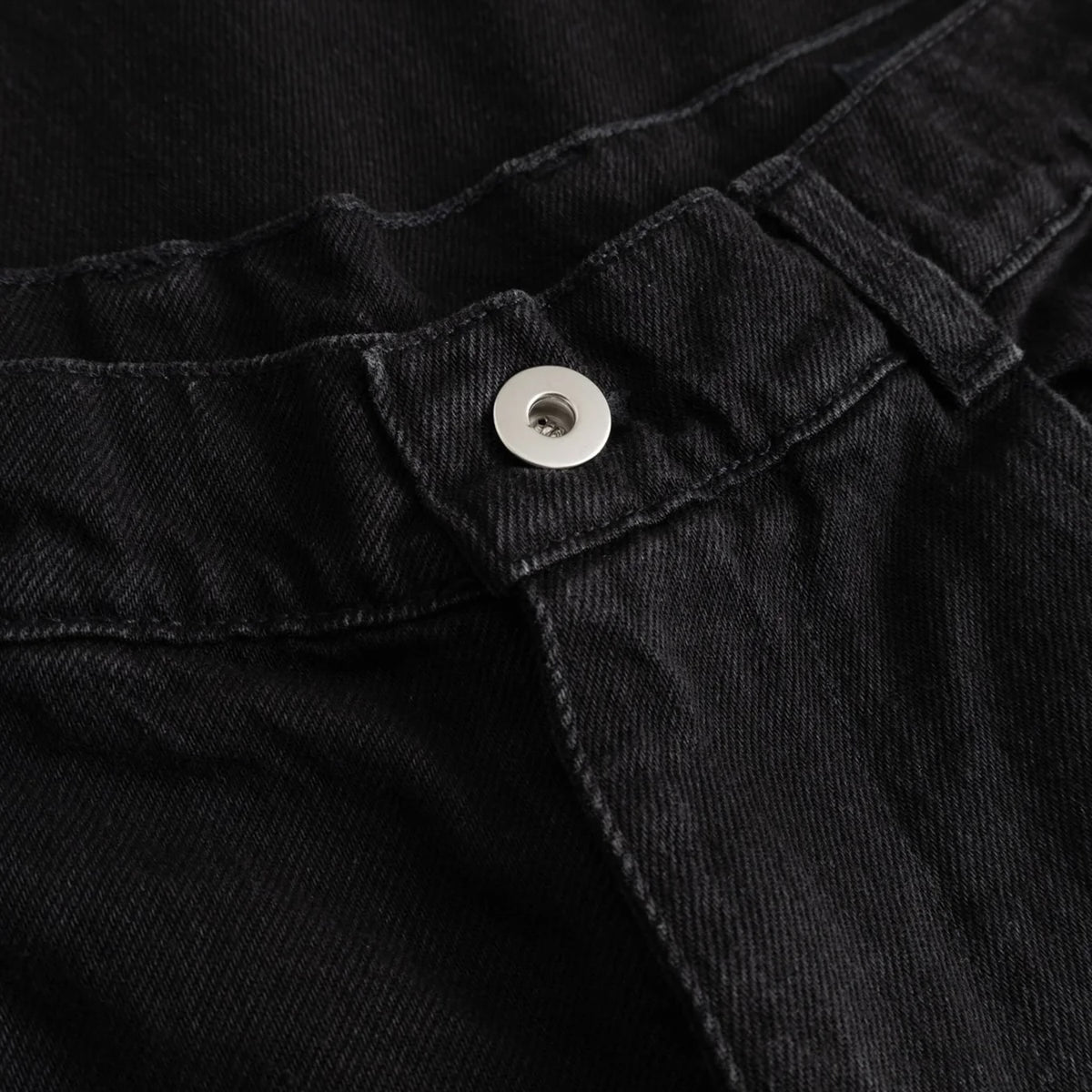 4 Pocket Pant Midweight Denim - Washed Black