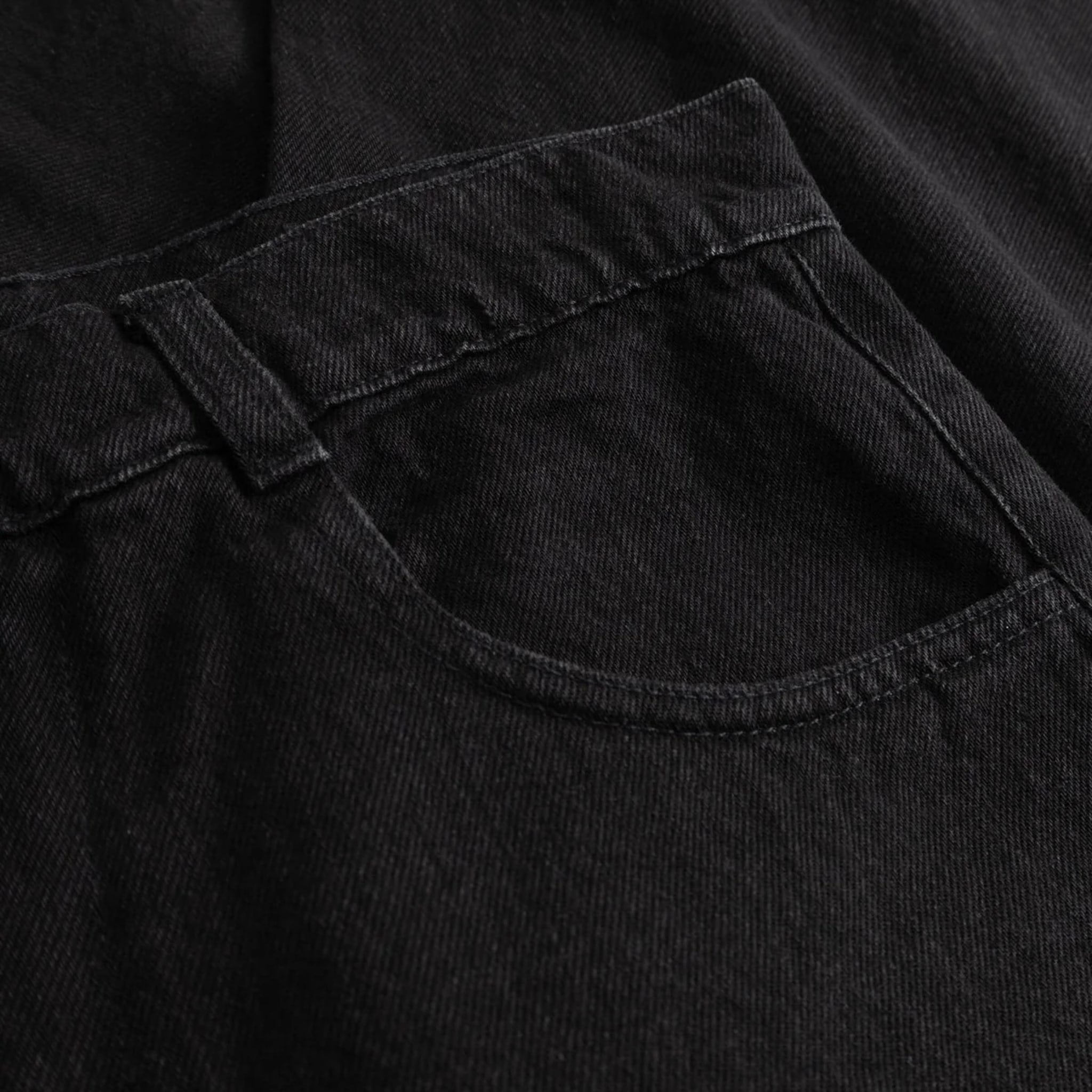 4 Pocket Pant Midweight Denim - Washed Black