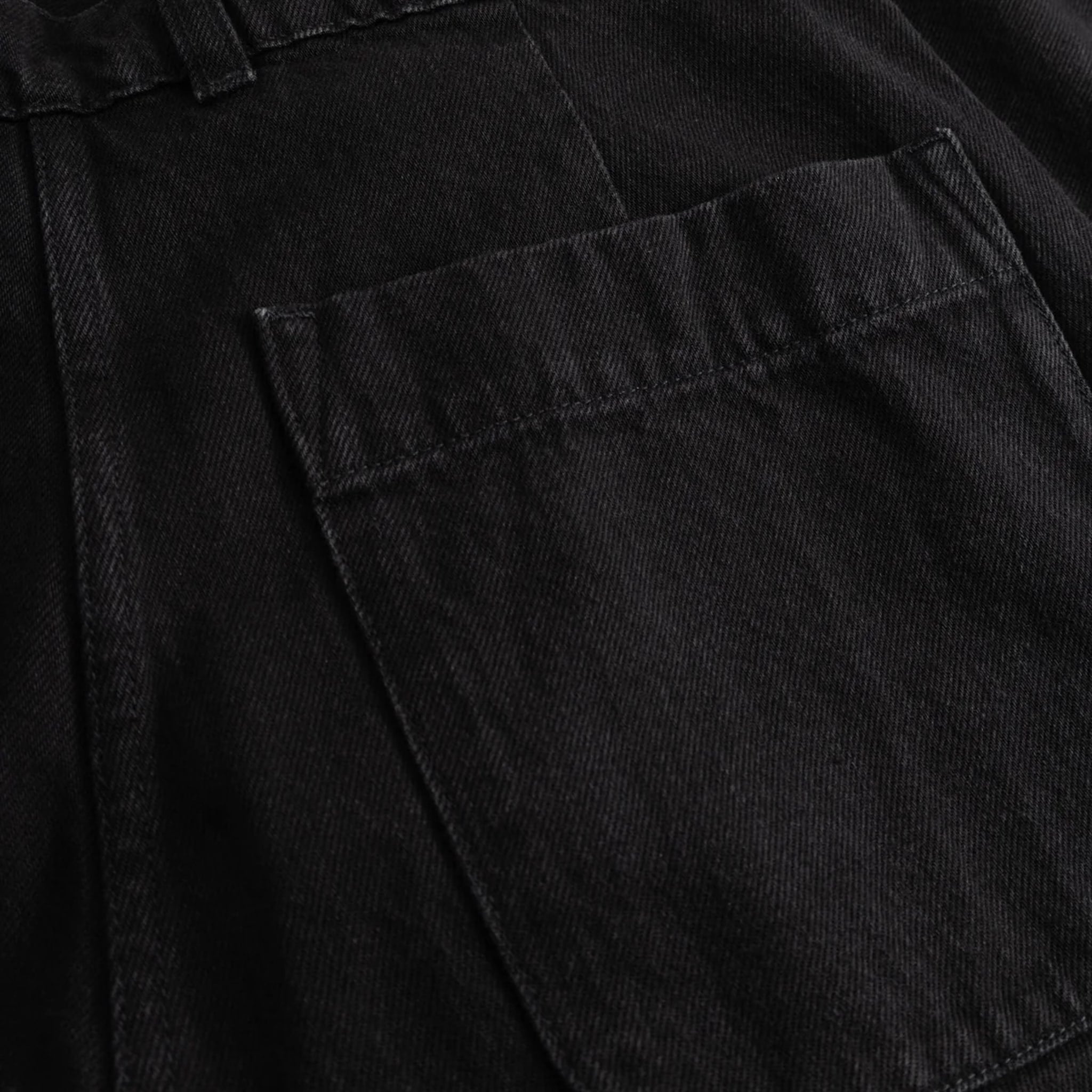 4 Pocket Pant Midweight Denim - Washed Black