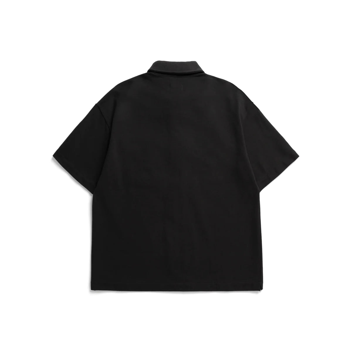 Coral Wide Collar Shirt Rachel Mesh - Charcoal