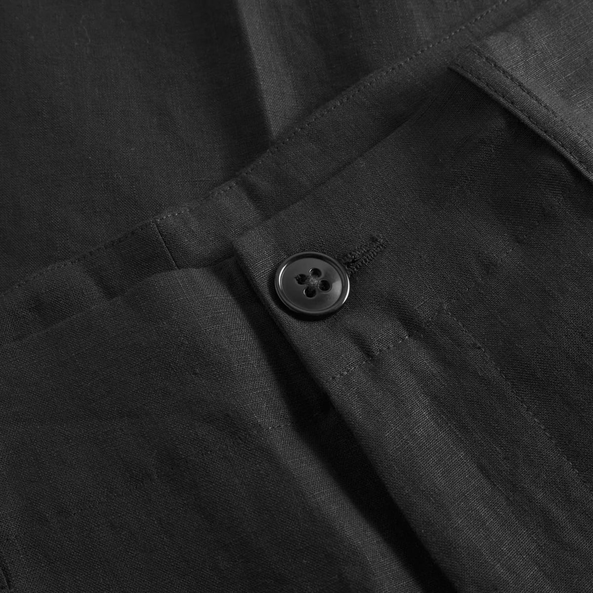 Fox P Trousers High Density Linen - Black