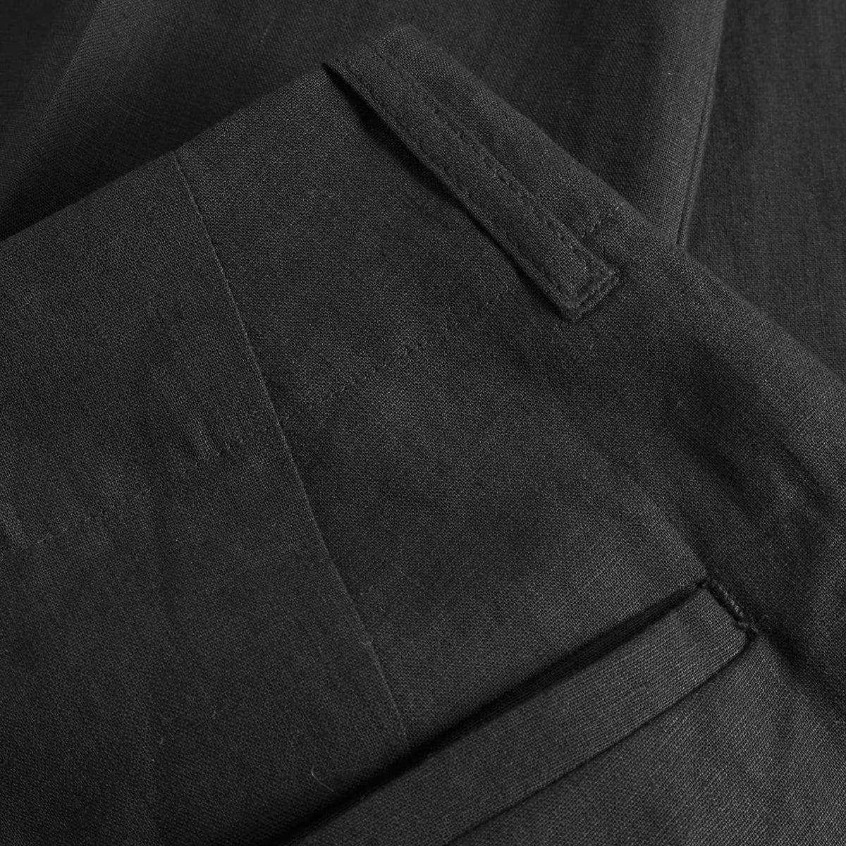 Fox P Trousers High Density Linen - Black