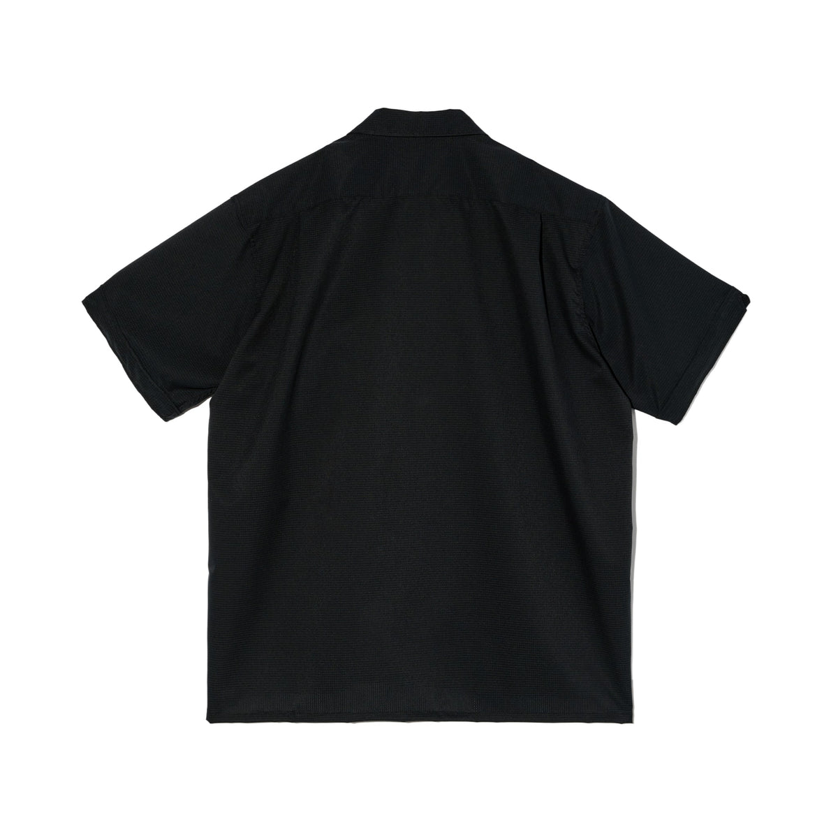 Camp Shirt - Black Polyester Mesh