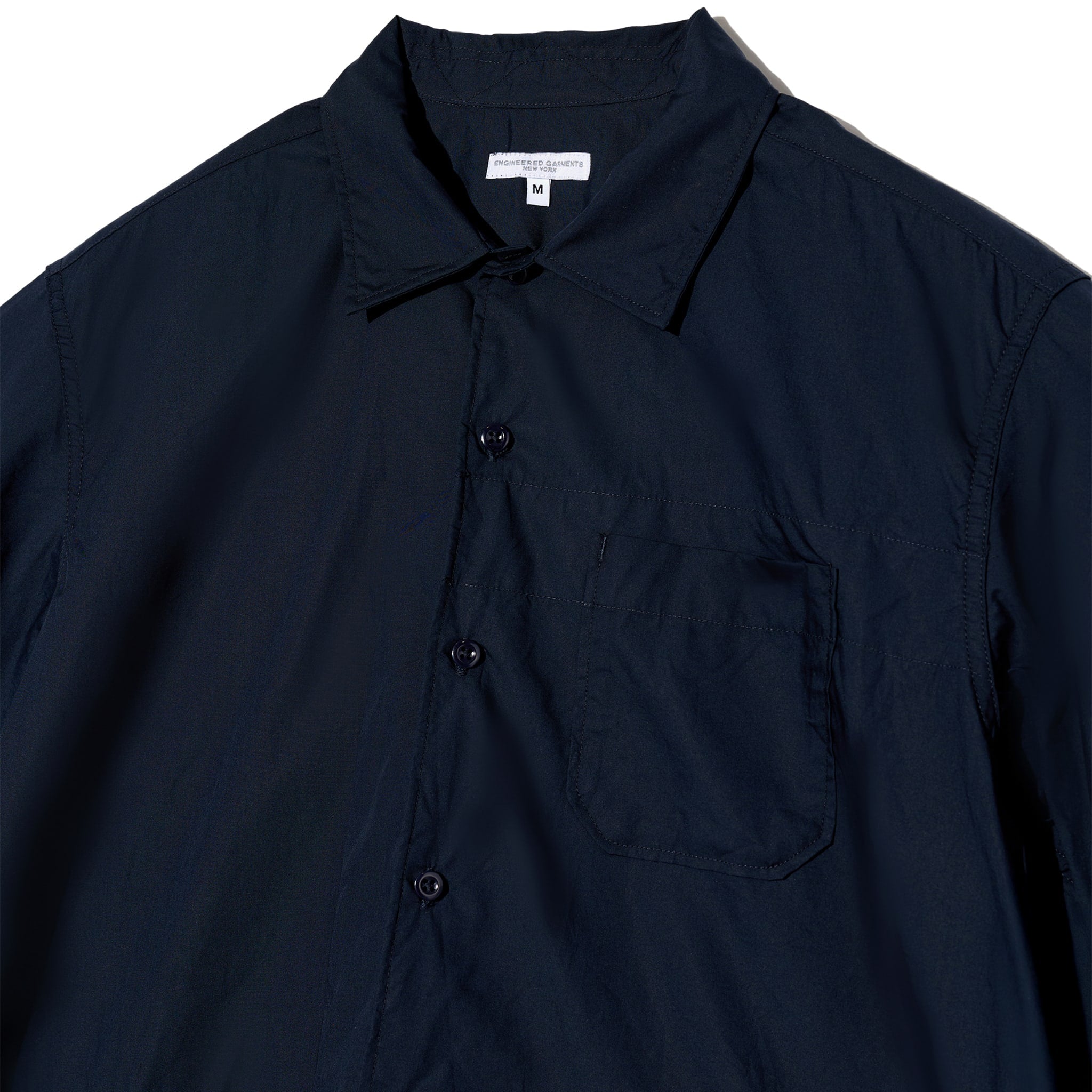 Camp Shirt - Dark Navy Cotton Broadcloth