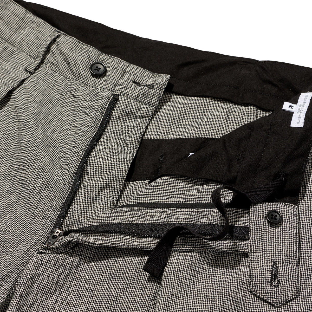 Carlyle Pant - Black/Grey CL Houndstooth