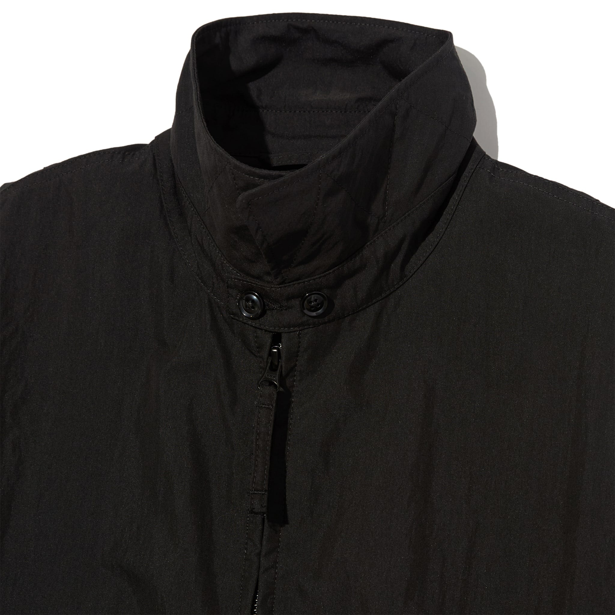 Claigton Jacket - Black Lightweight Nyco Poplin