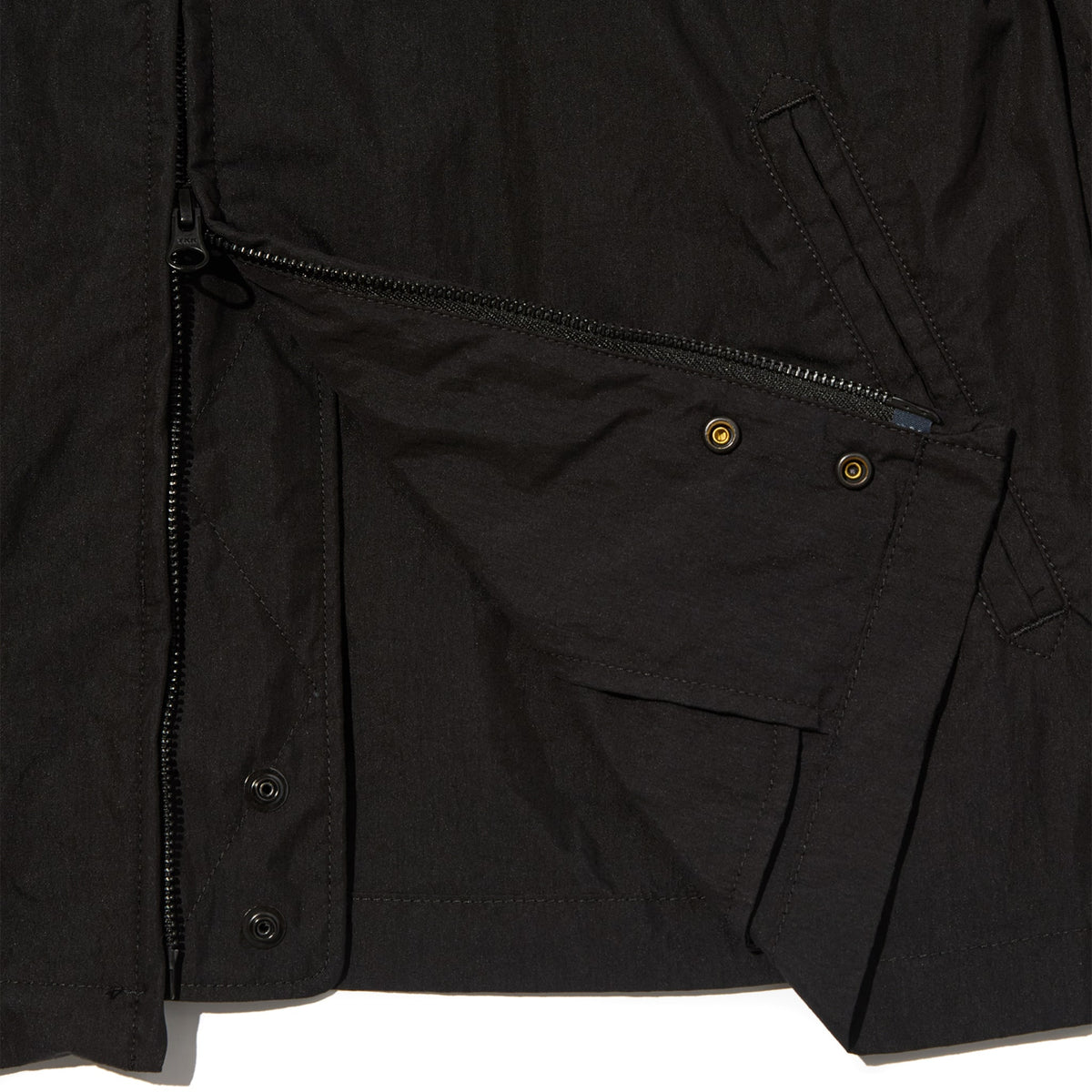Claigton Jacket - Black Lightweight Nyco Poplin
