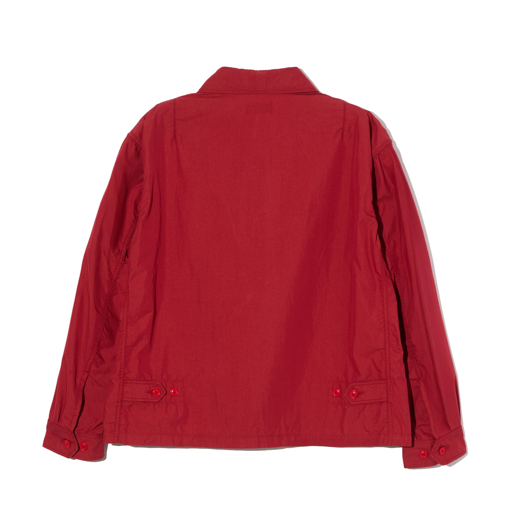 Claigton Jacket - Red Lightweight Nyco Poplin