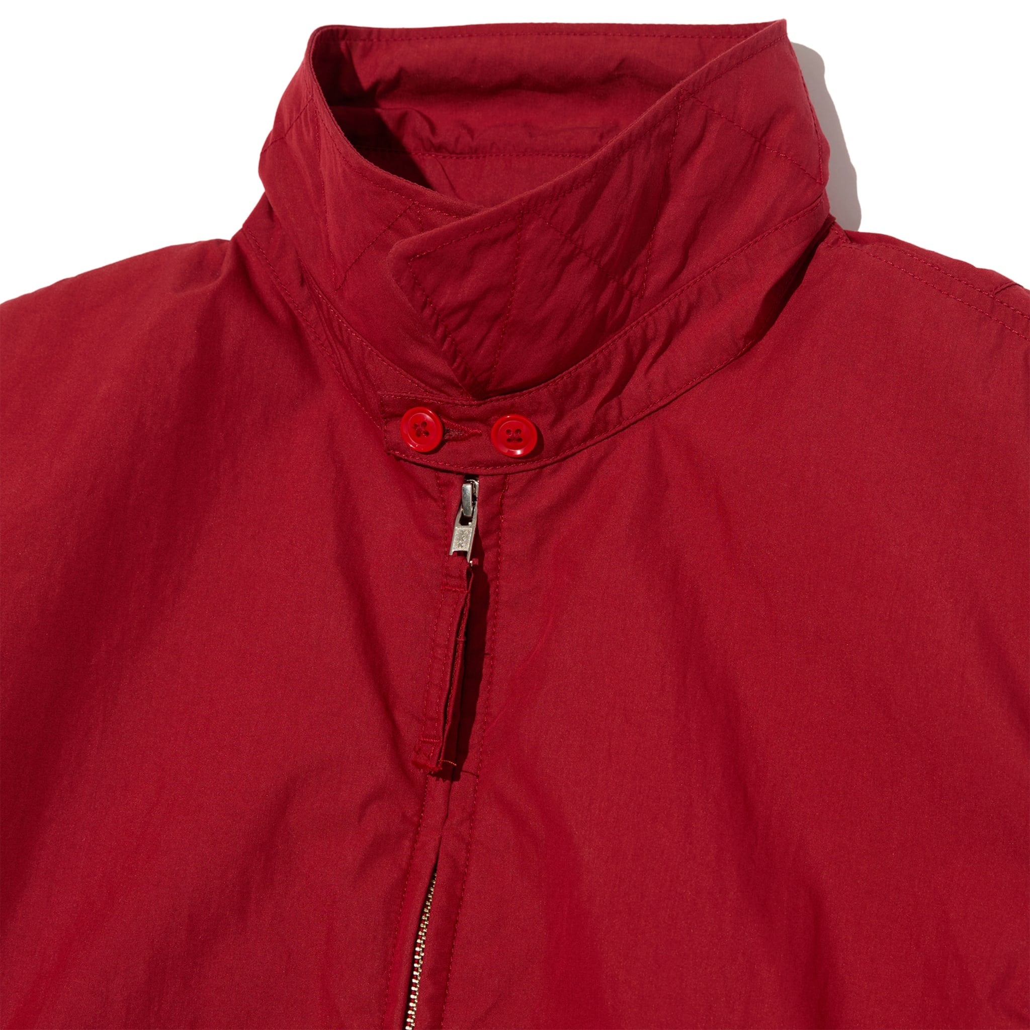 Claigton Jacket - Red Lightweight Nyco Poplin