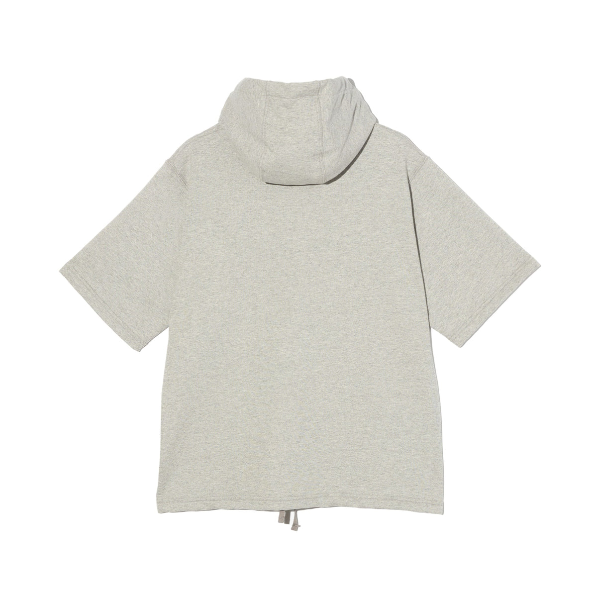 Short Sleeve Hoody - Heather Grey French Terry