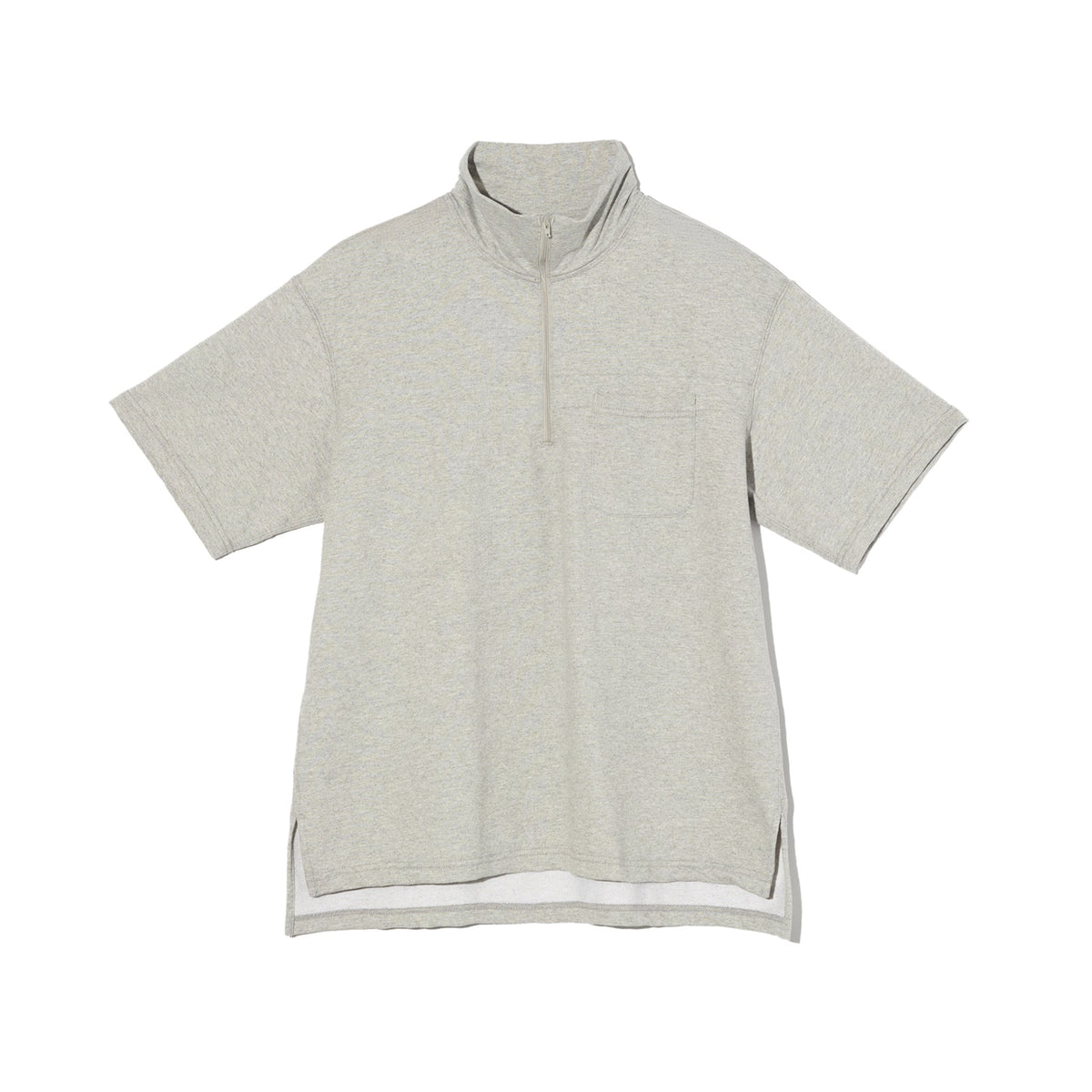SS Zip Turtle - Heather Grey French Terry