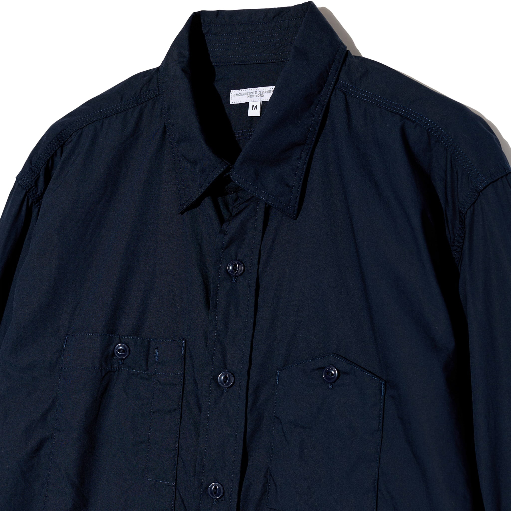 Work Shirt - Dark Navy Cotton Broadcloth