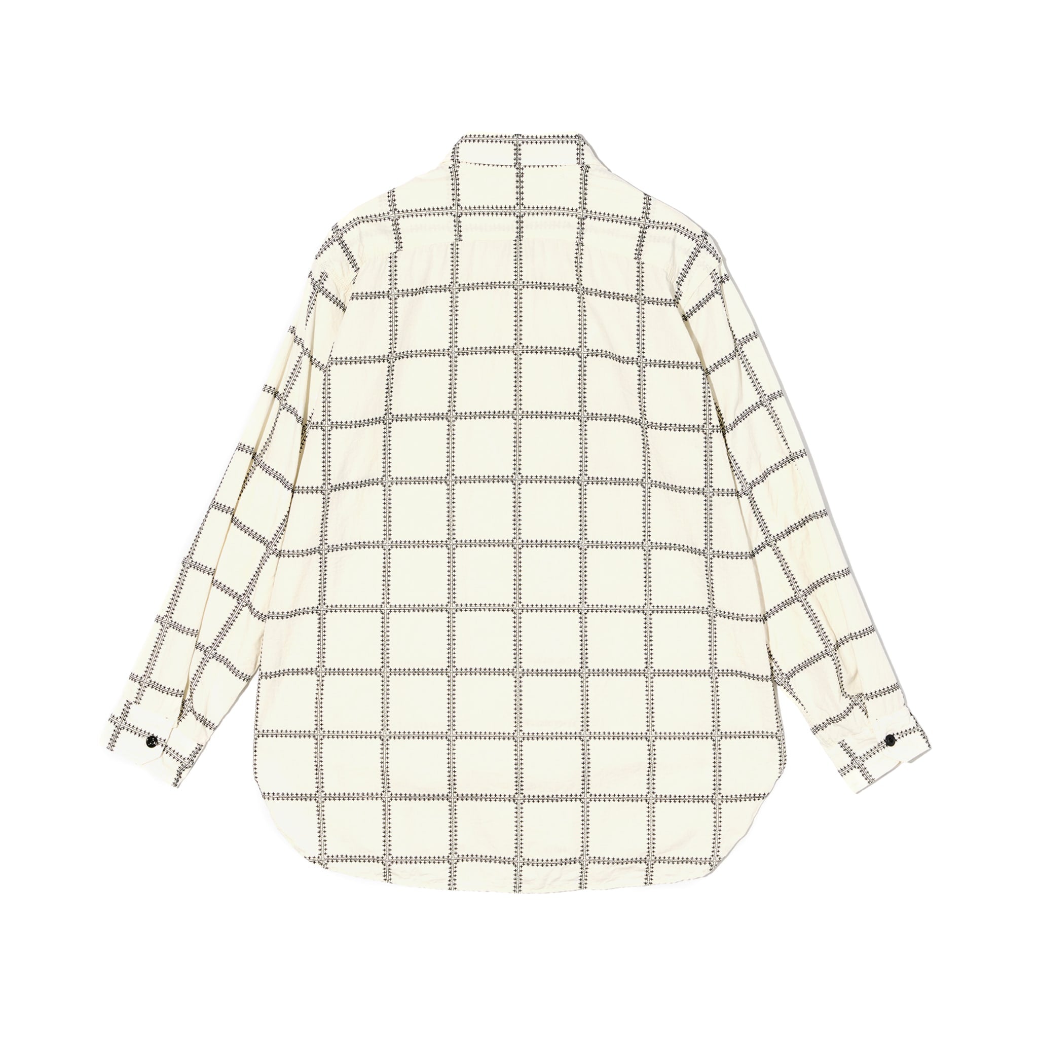 Work Shirt - White/Black CP Square Embroidery