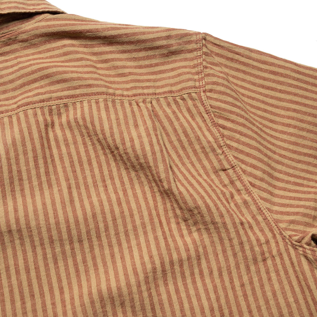 Dayton Short Sleeve Terracotta Stripe
