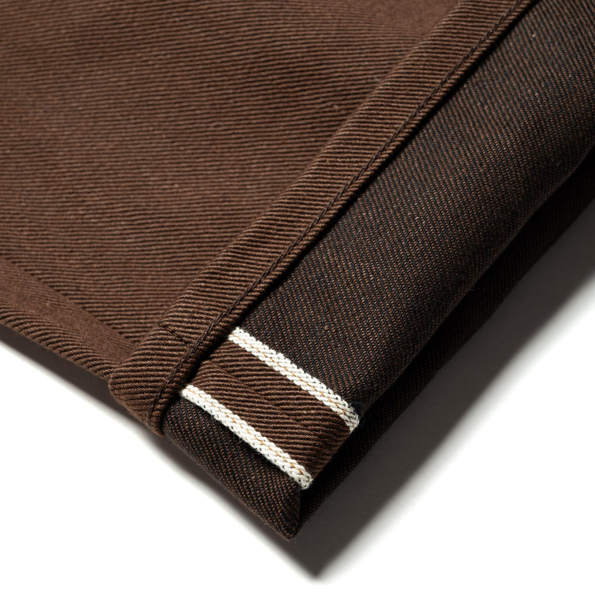 Portola Classic Taper 15 oz Dark Brown Selvedge Denim