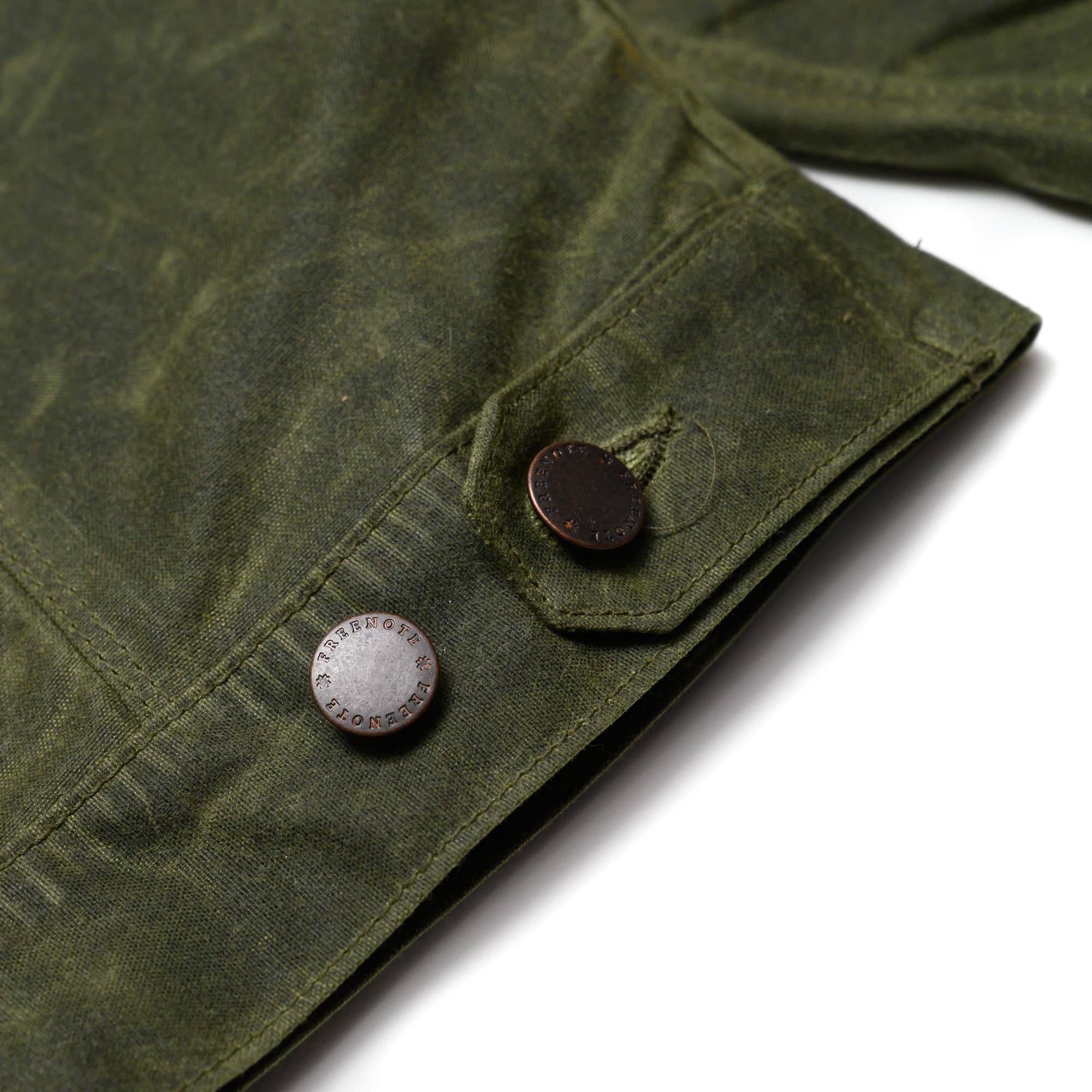 RJ-1 Riders Jacket Waxed Canvas - Olive (Olive Lining)