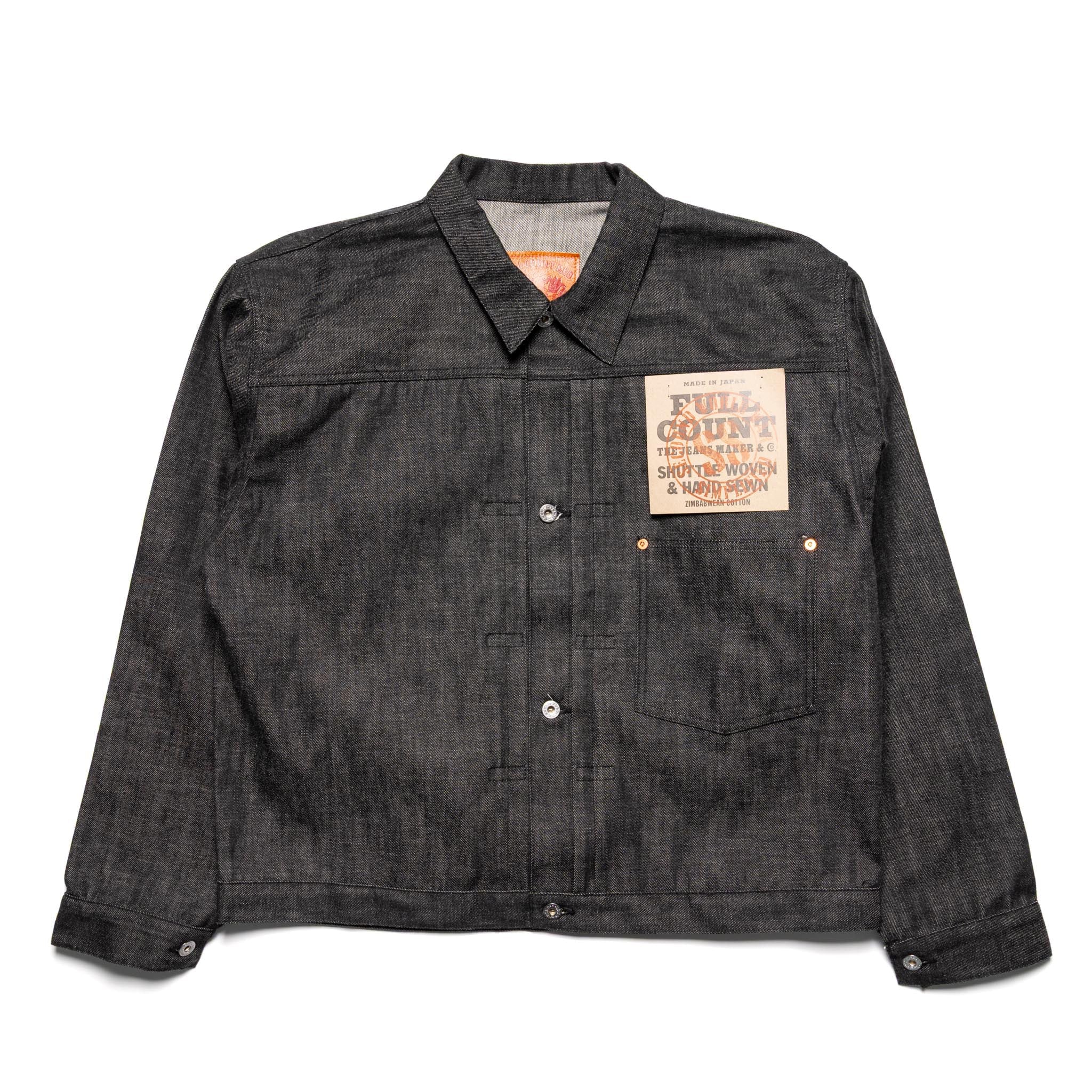 S2107BKSS WWII Model 11.5oz Black Denim Jacket (Raw)