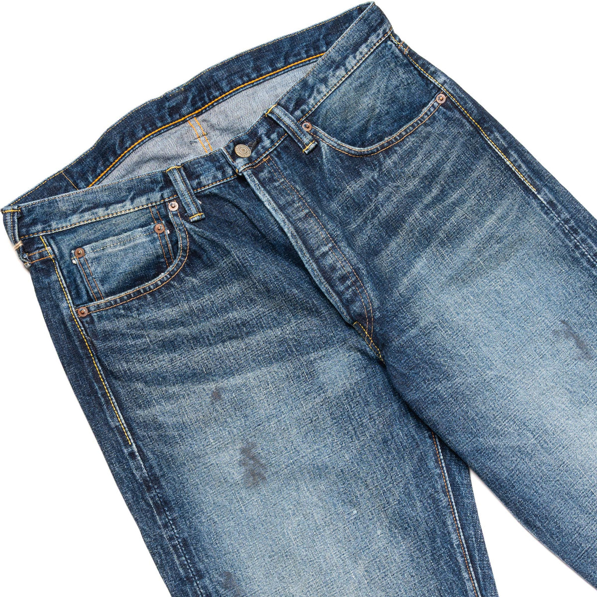 1345-1101 Straight Heavy 15.5oz "Fear of the Dark" Selvedge Denim