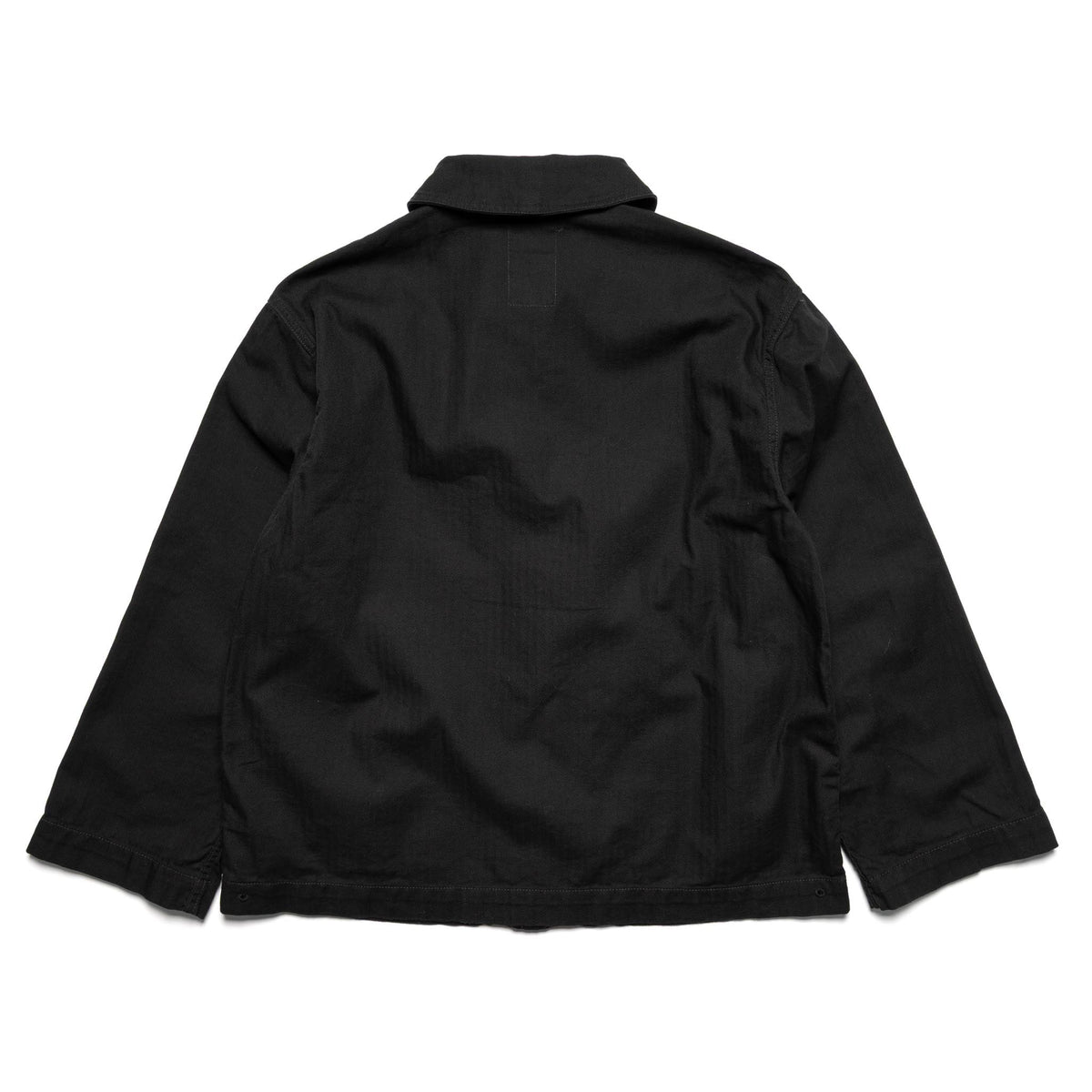 2052-2 USN Shawl Collar Herringbone Coverall - Black