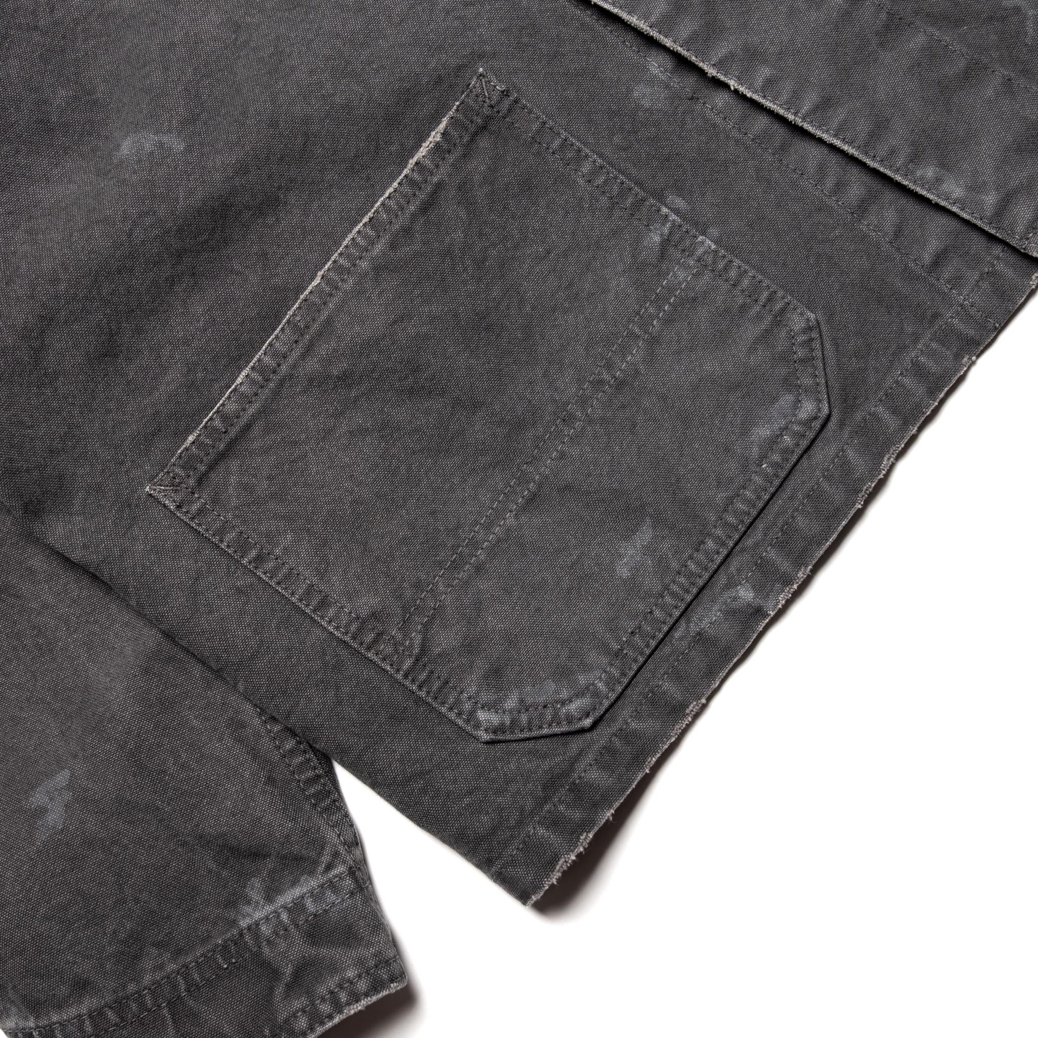 2053VE Tent Cloth Chore Jacket VE (Vintage Effect) Faded Black