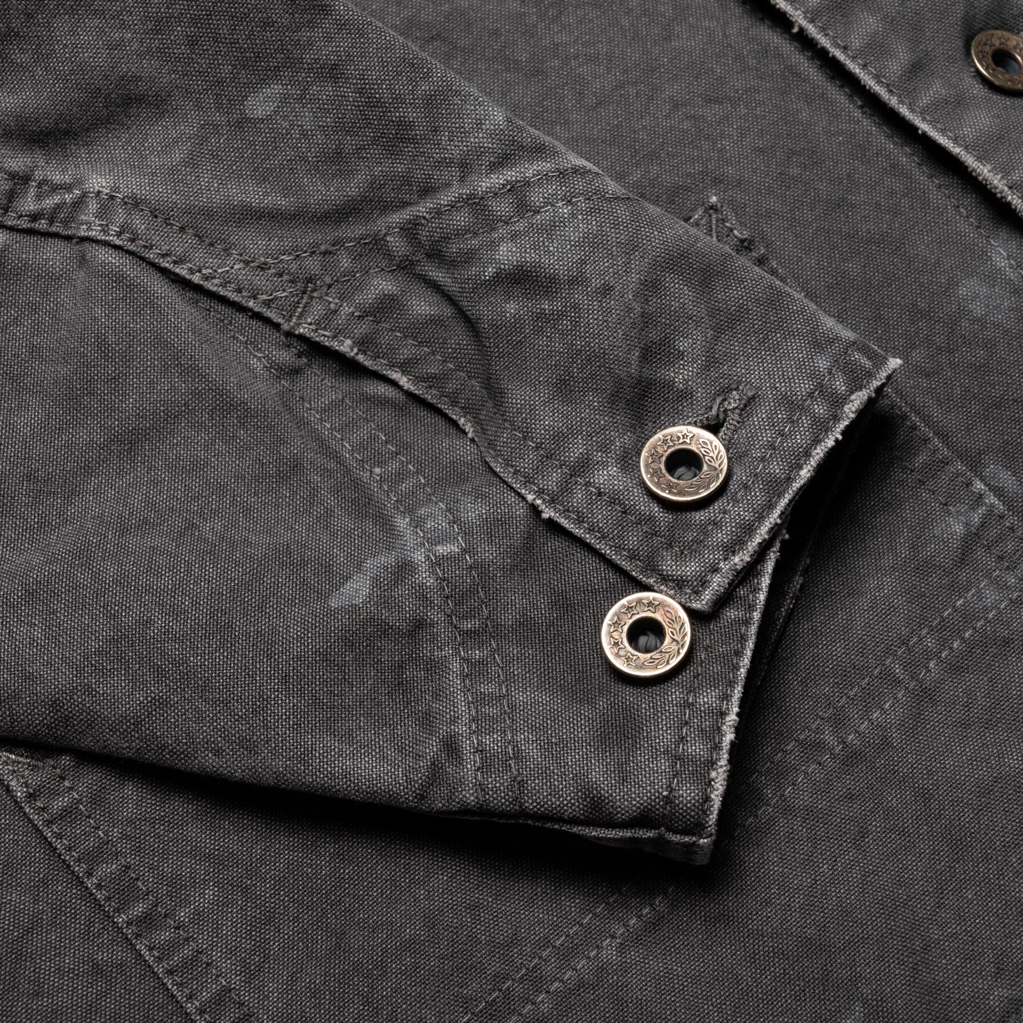 2053VE Tent Cloth Chore Jacket VE (Vintage Effect) Faded Black