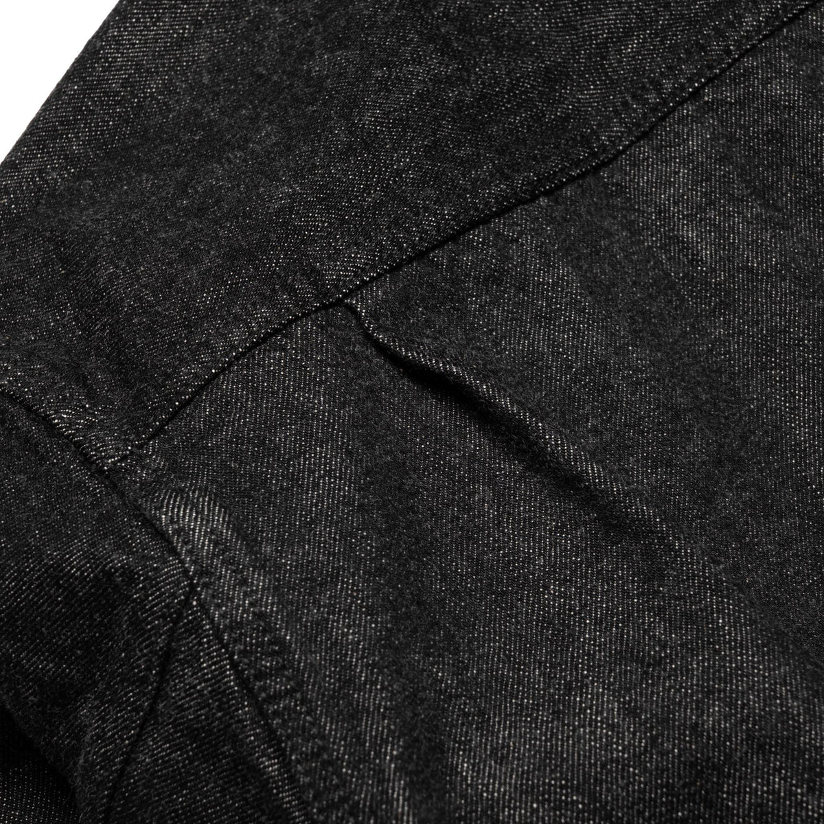 2102BK Type2 Black Denim Jacket Black