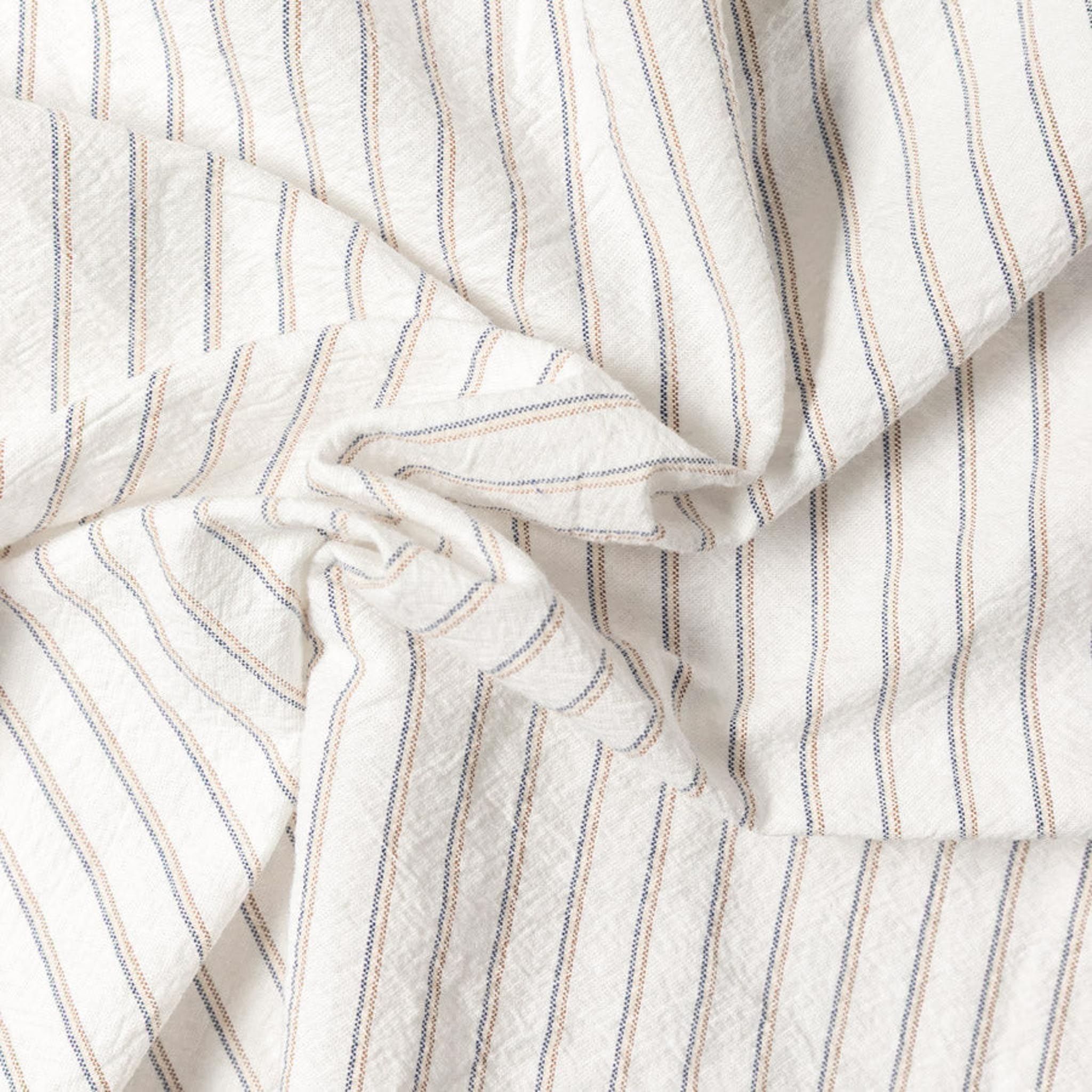 White Striped Japanese Oxford