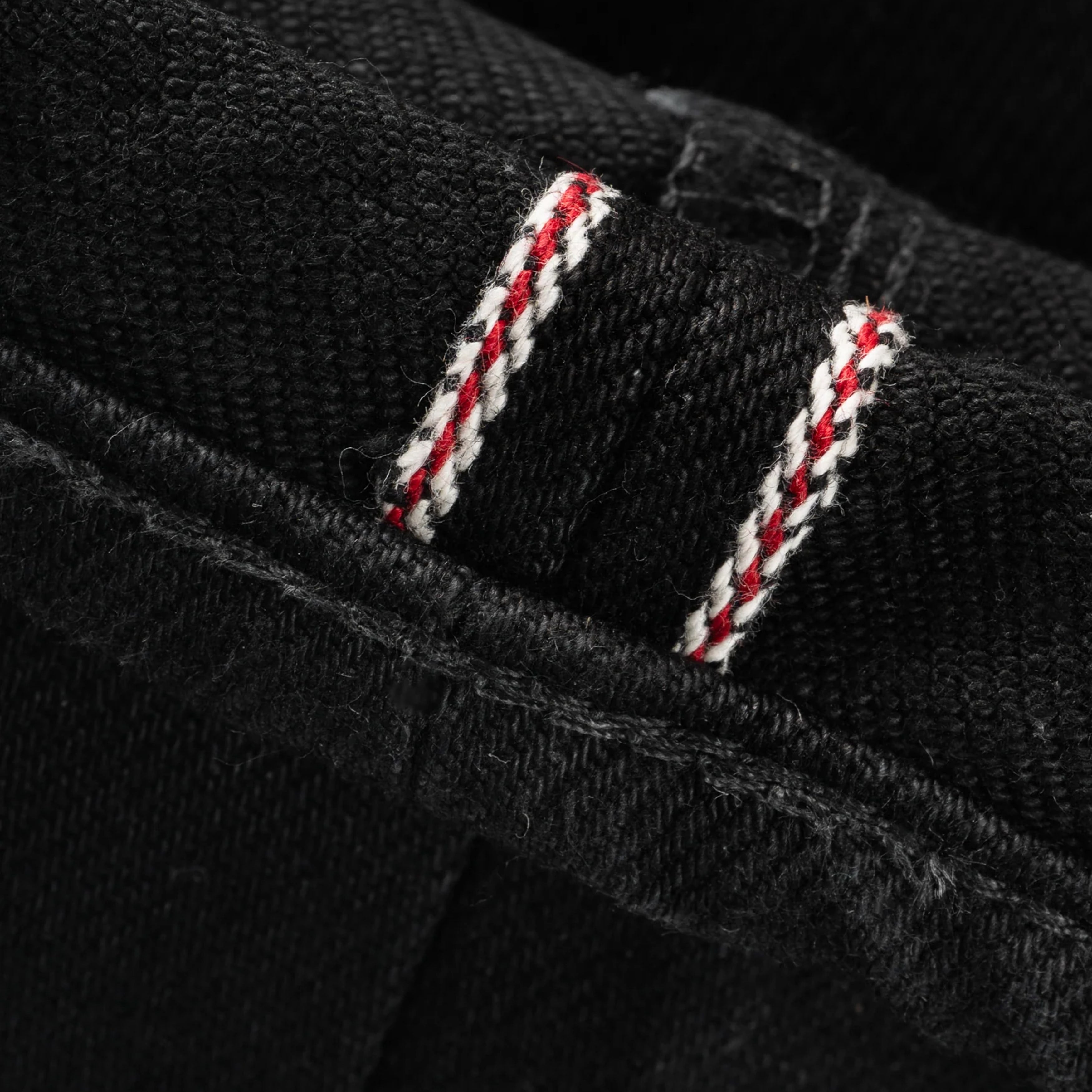 IH-634S-SBG 21oz Selvedge Denim Straight Cut Jeans - Superblack (Fades To Grey)