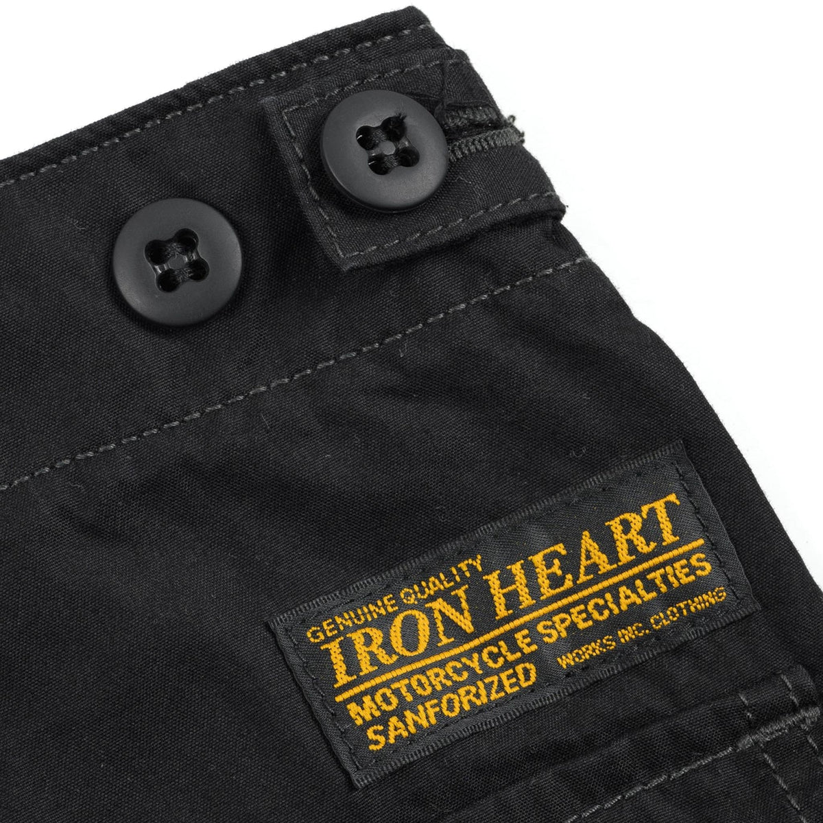 IH-745-BLK 4oz Cotton/Nylon Baker Pants - Black