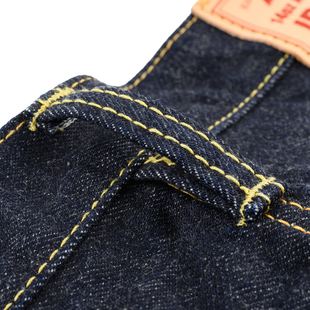 IH-777S-142 14oz Selvedge Denim Slim Tapered Cut Jeans - Indigo
