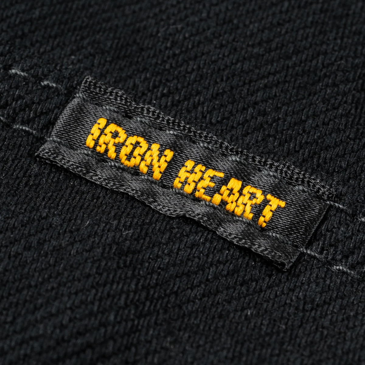 IHSH-218-BLK 12oz Selvedge Denim Western Shirt "The Johnny Cash III" - Black