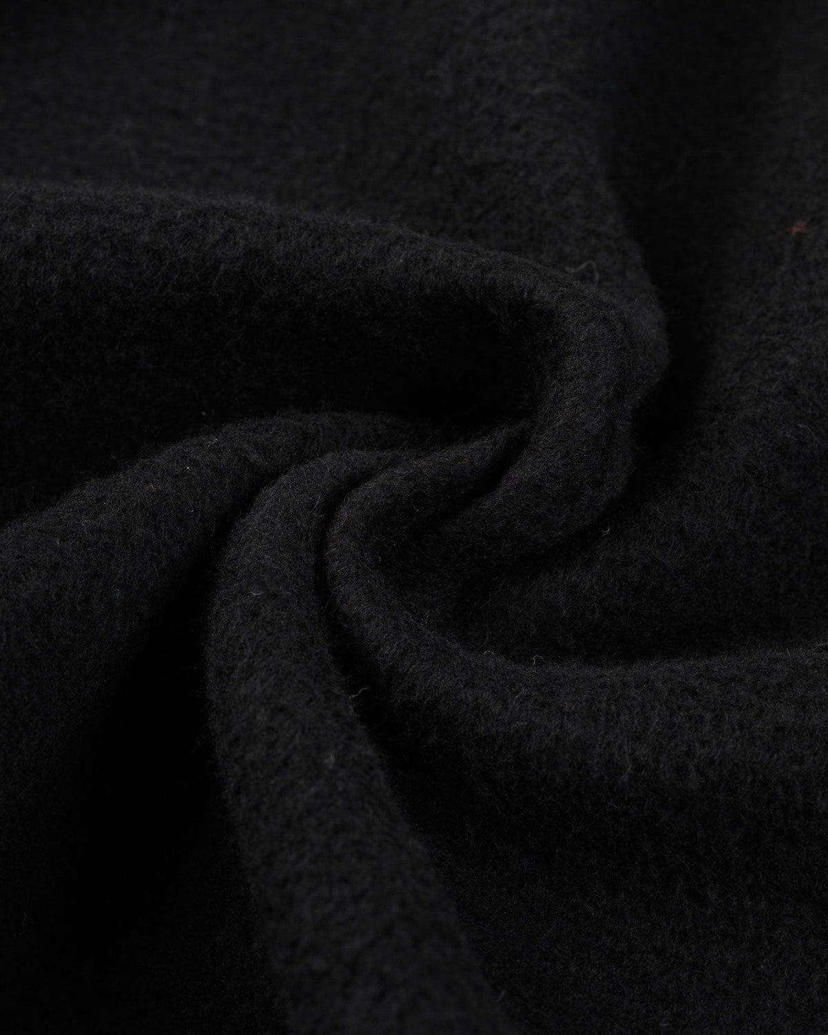 IHSW-82L-BLK 14oz Ultra Heavyweight Loopwheel Cotton Zip Up Hoodie - Black