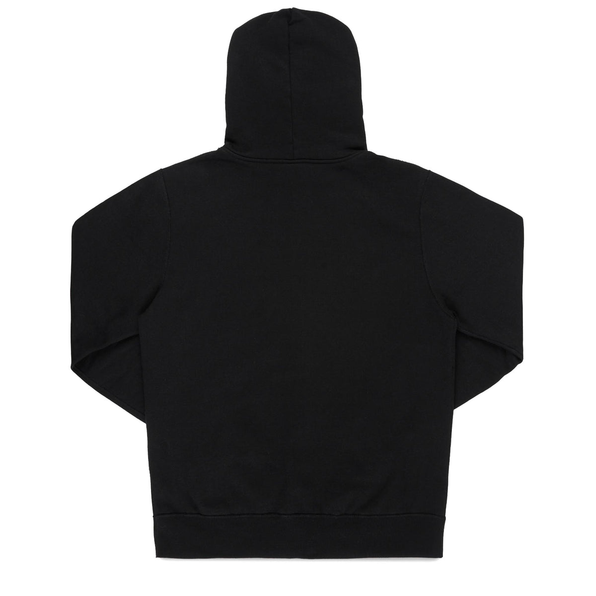 IHSW-82L-BLK 14oz Ultra Heavyweight Loopwheel Cotton Zip Up Hoodie - Black