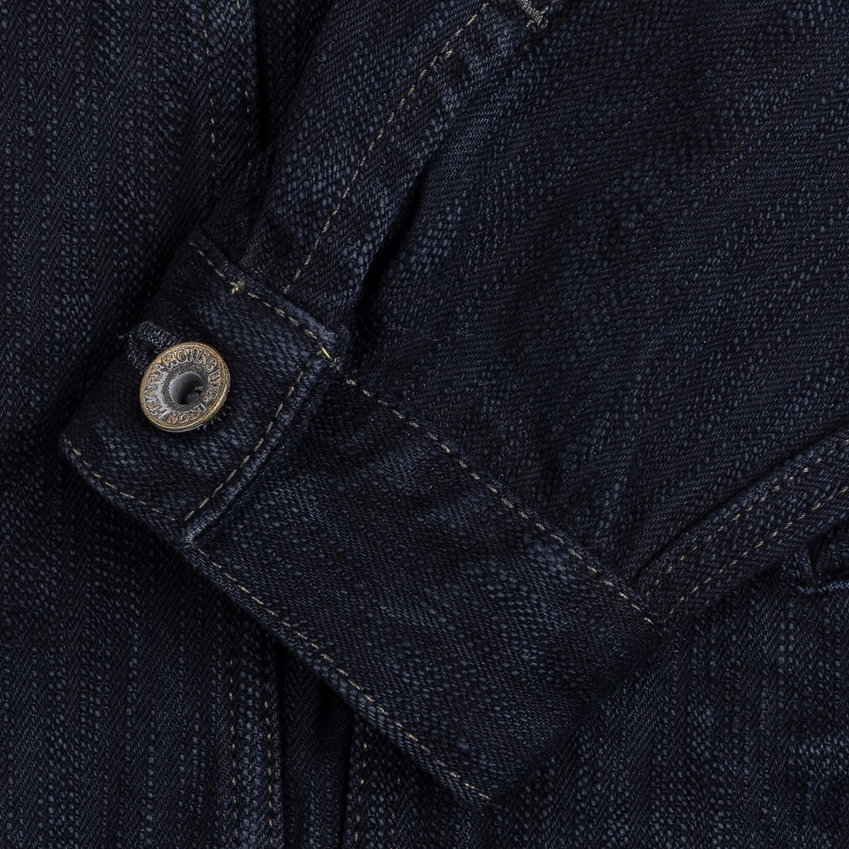IH-526J-SLBod 16oz Slubby Selvedge Denim Type III Jacket - Indigo Overdyed Black