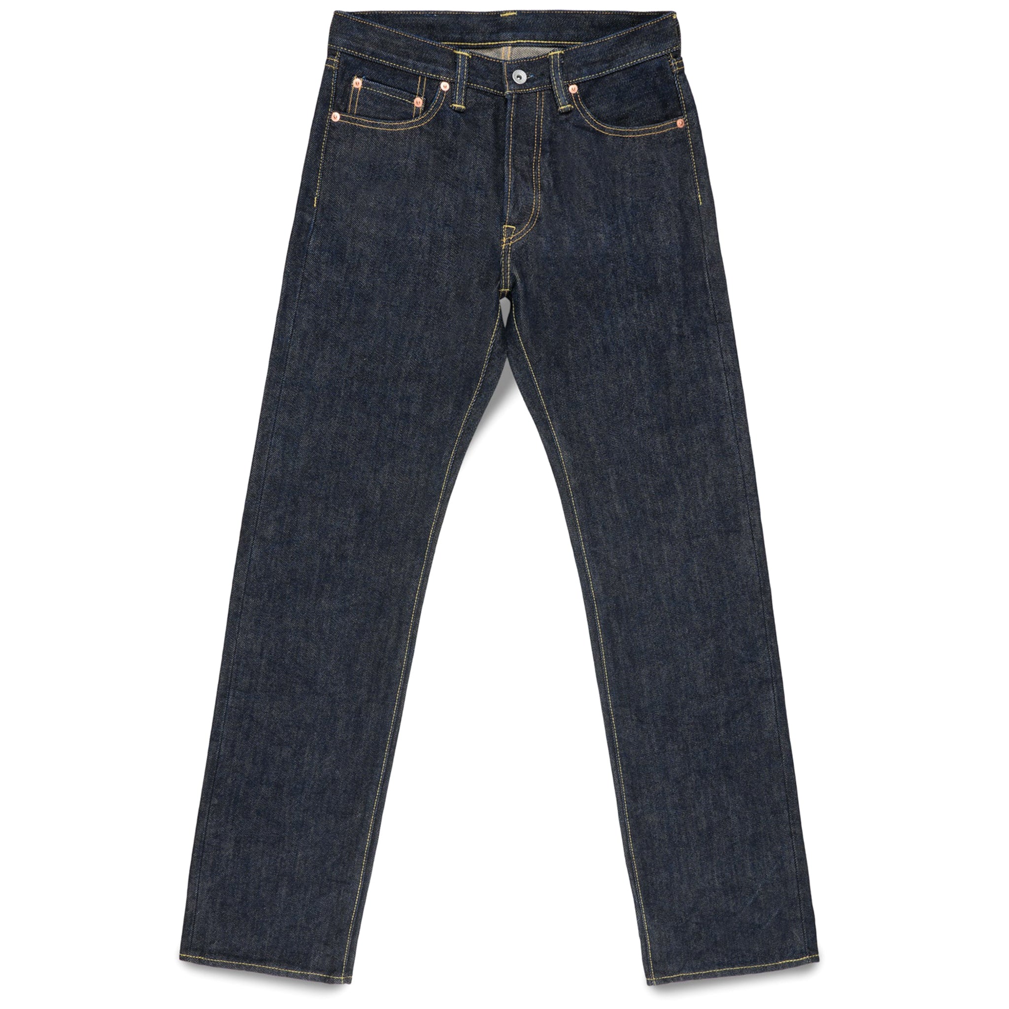 IH-634S 21oz Selvedge Denim Straight Cut Jeans - Indigo